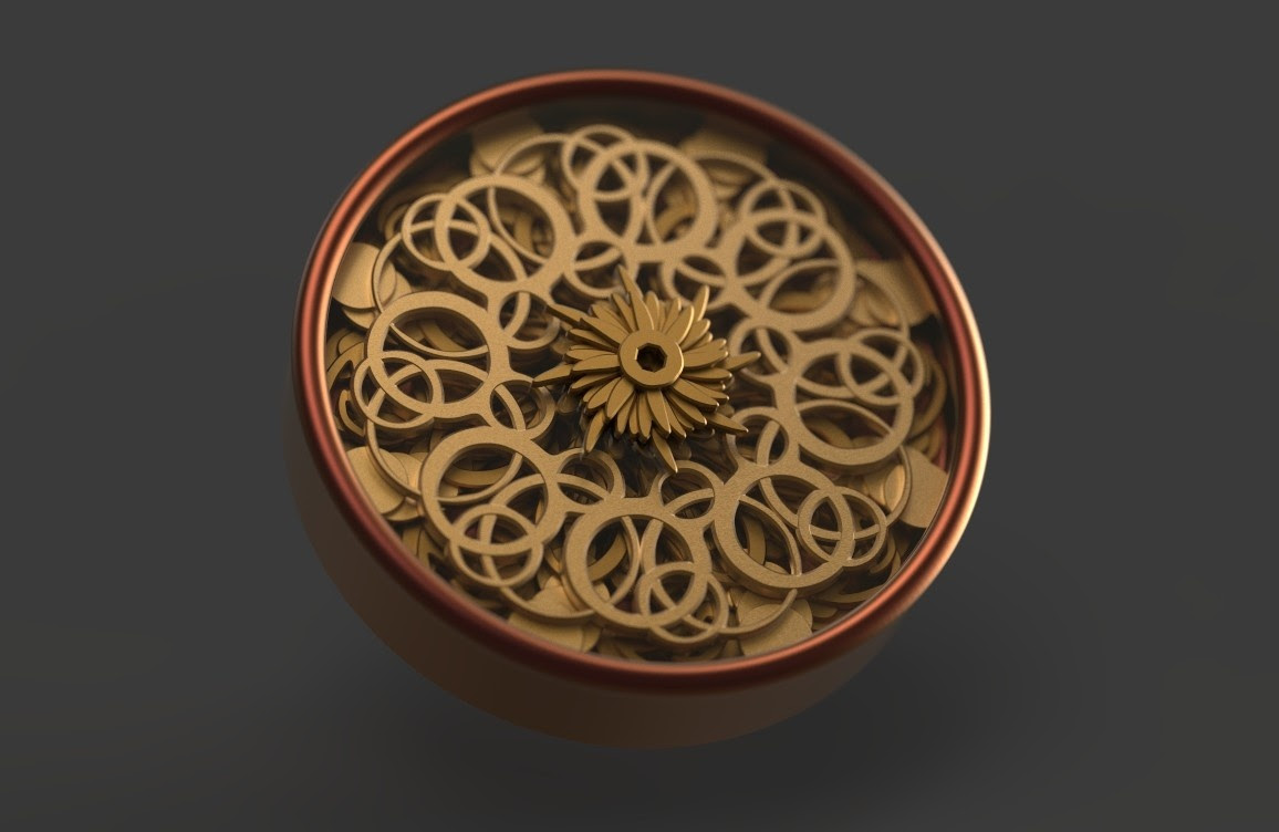 Masking brushes with radial symmetry