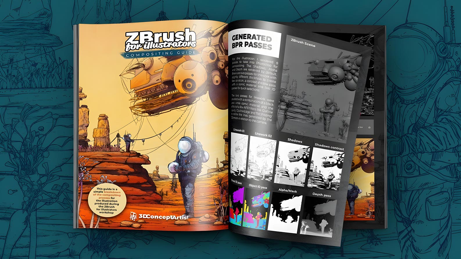 Comic Style Illustration Compositing Guide