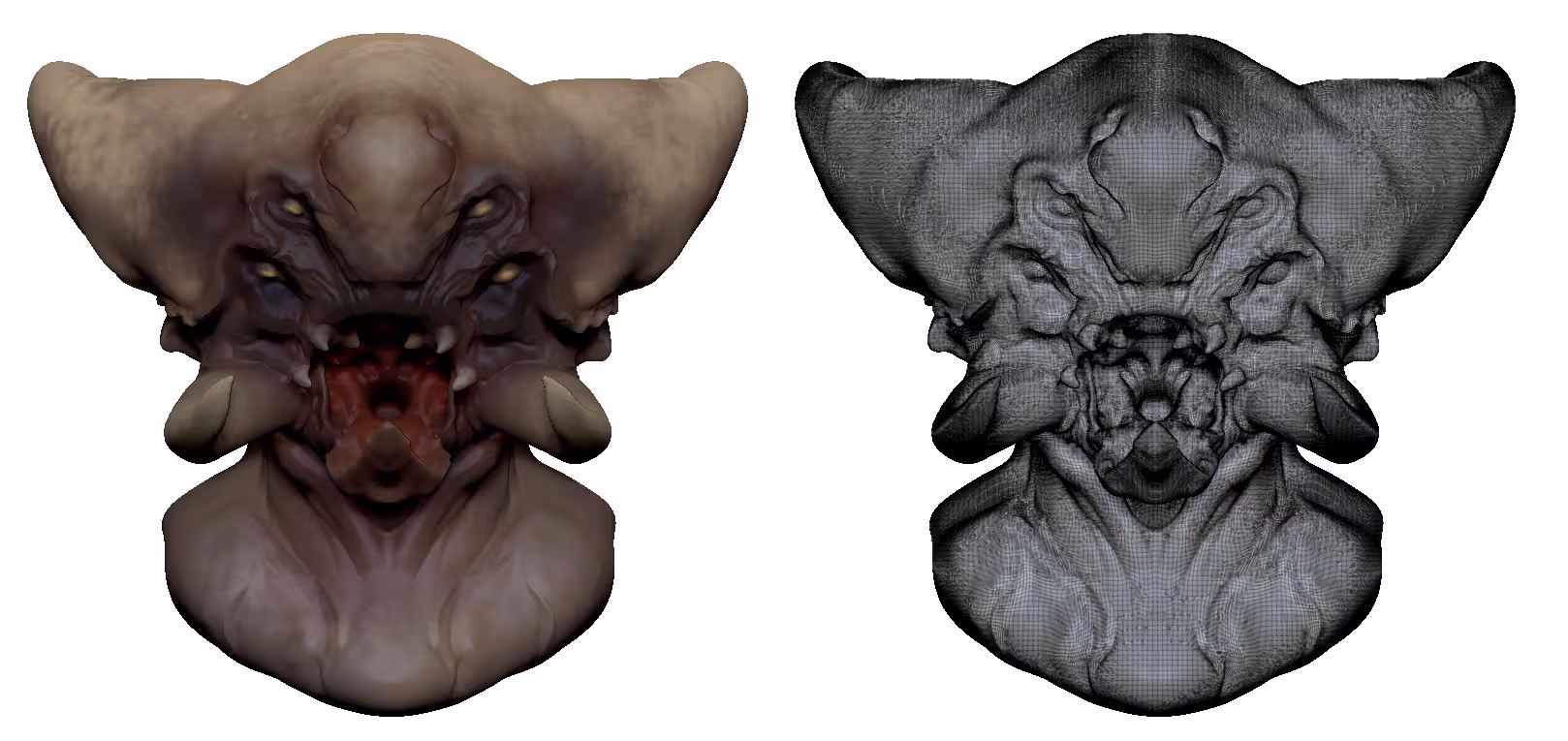 Optimized meshes to use them as IMM brushes