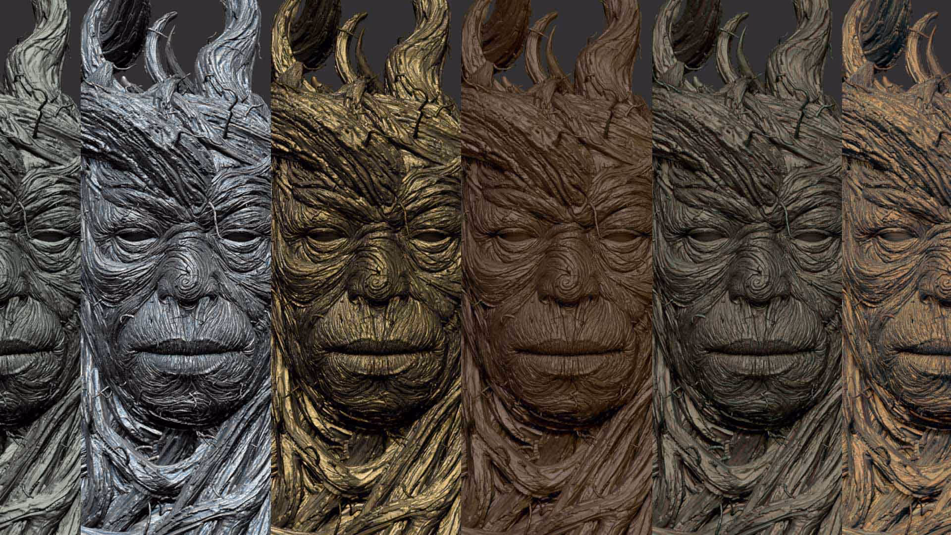Bark & Wood Brushes Pack