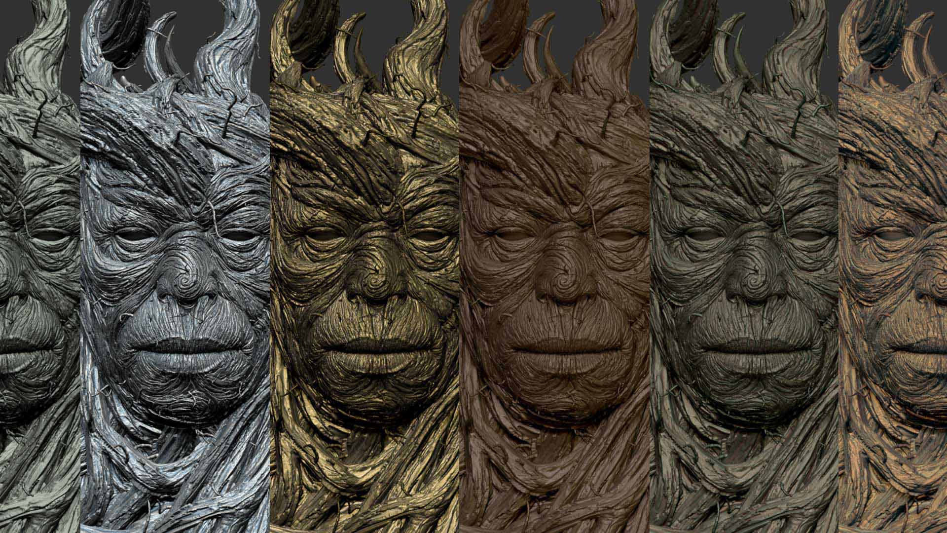 Bark & Wood Brushes Pack