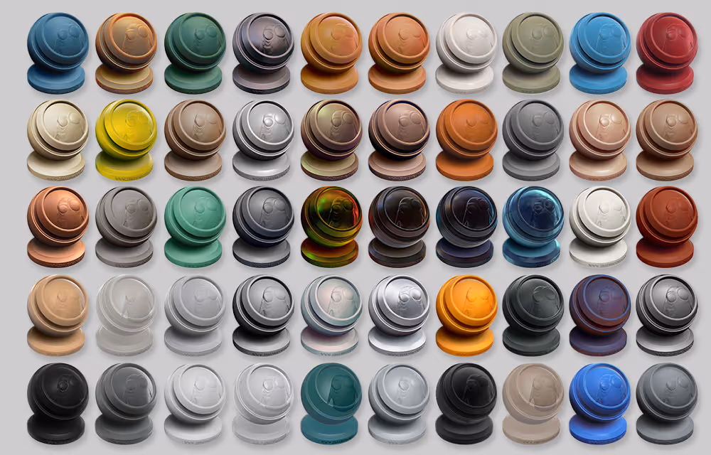 ZBrush FORM Materials pack