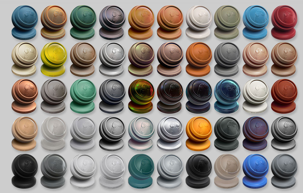 ZBrush FORM Materials pack