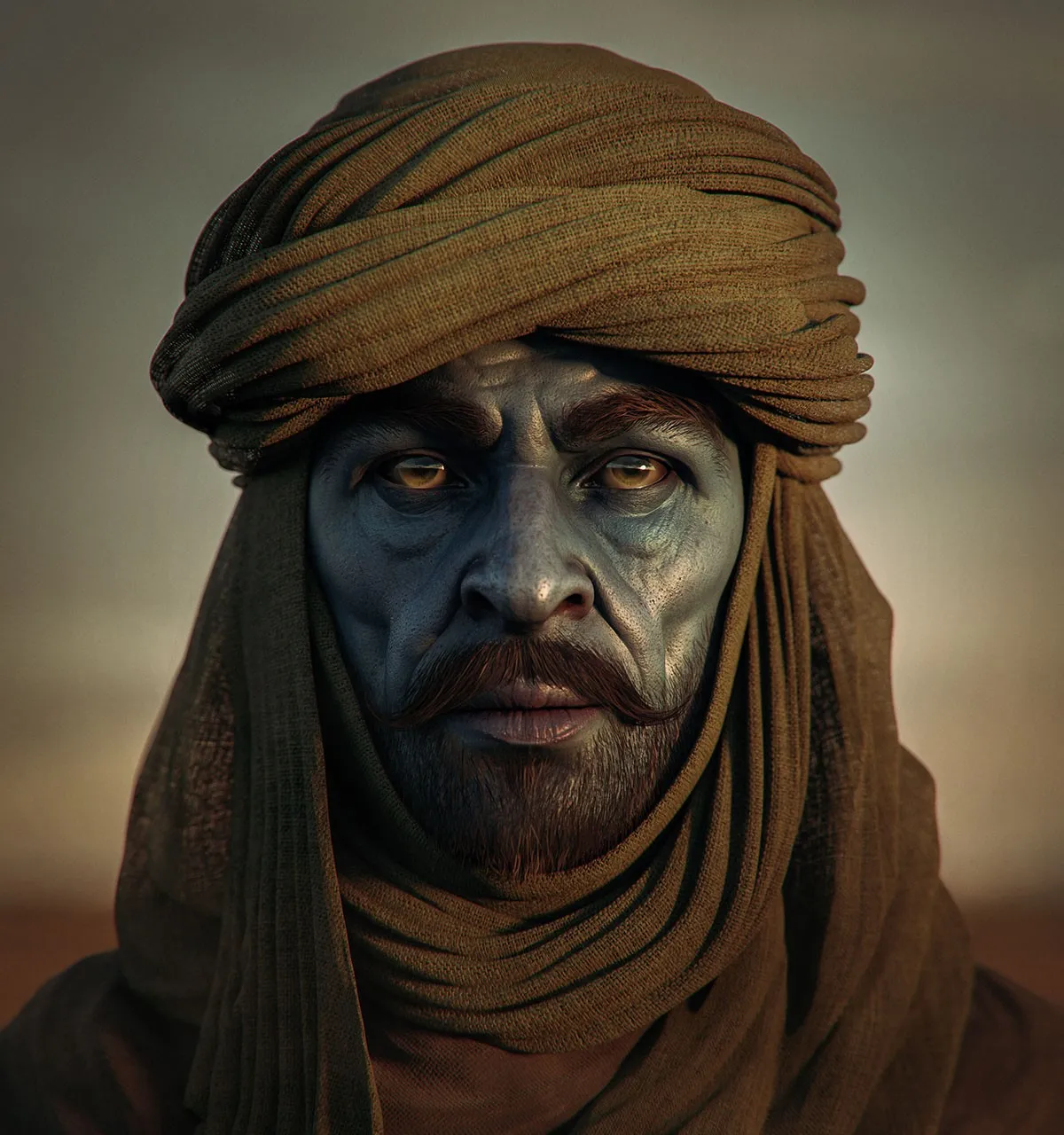 Creating the wraps and folds of a turban in ZBrush
