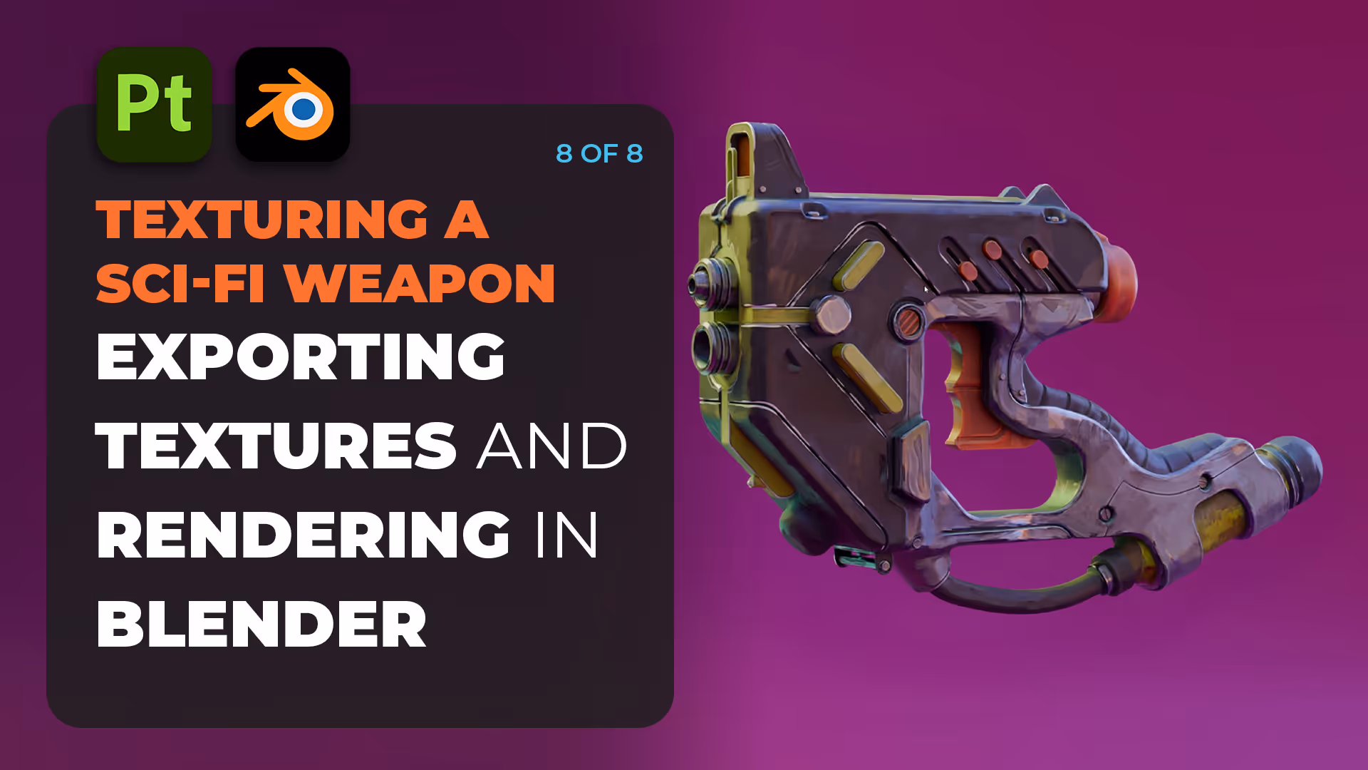 Texturing A Sci-Fi Weapon