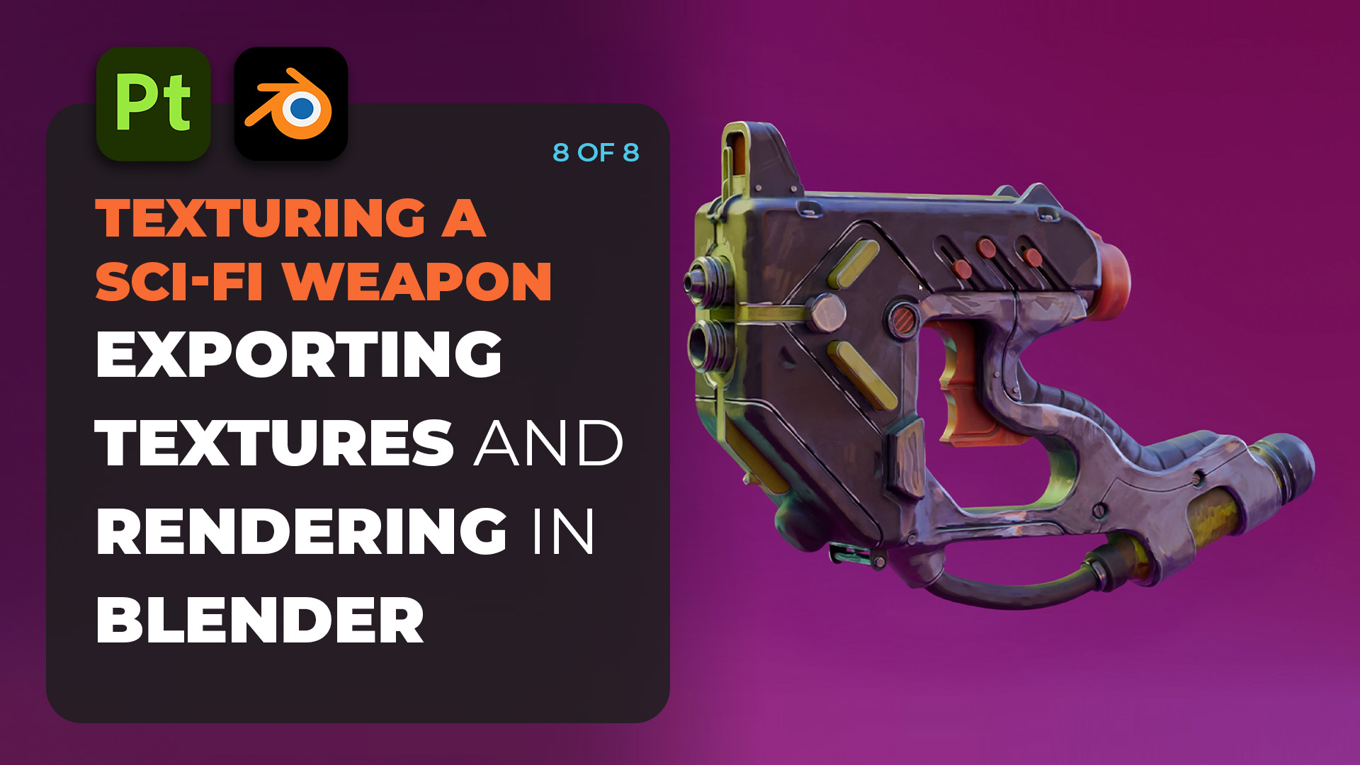 Texturing A Sci-Fi Weapon