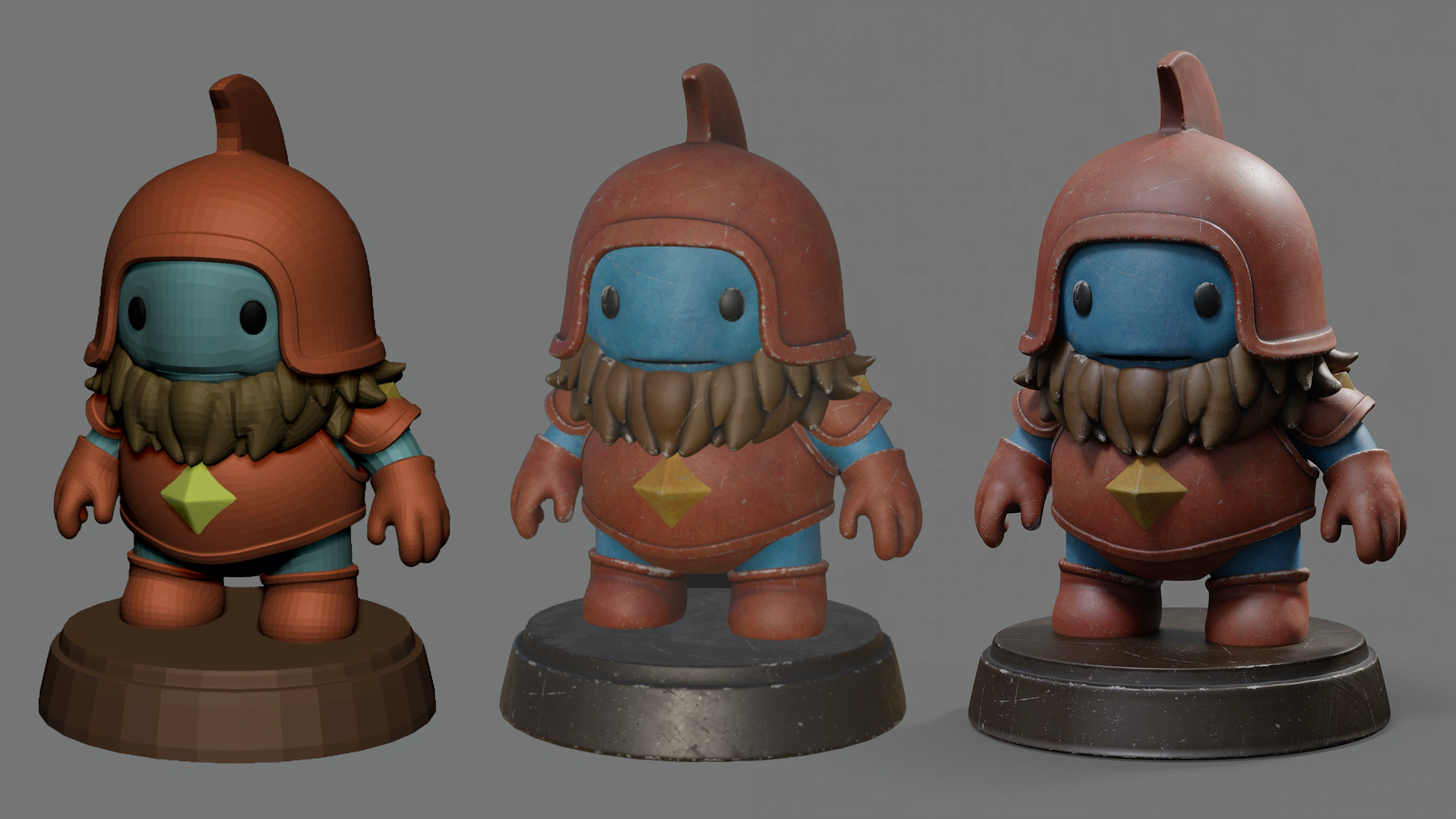 From 2D to 3D: Texturing a Vinyl Toy in Substance 3D Painter