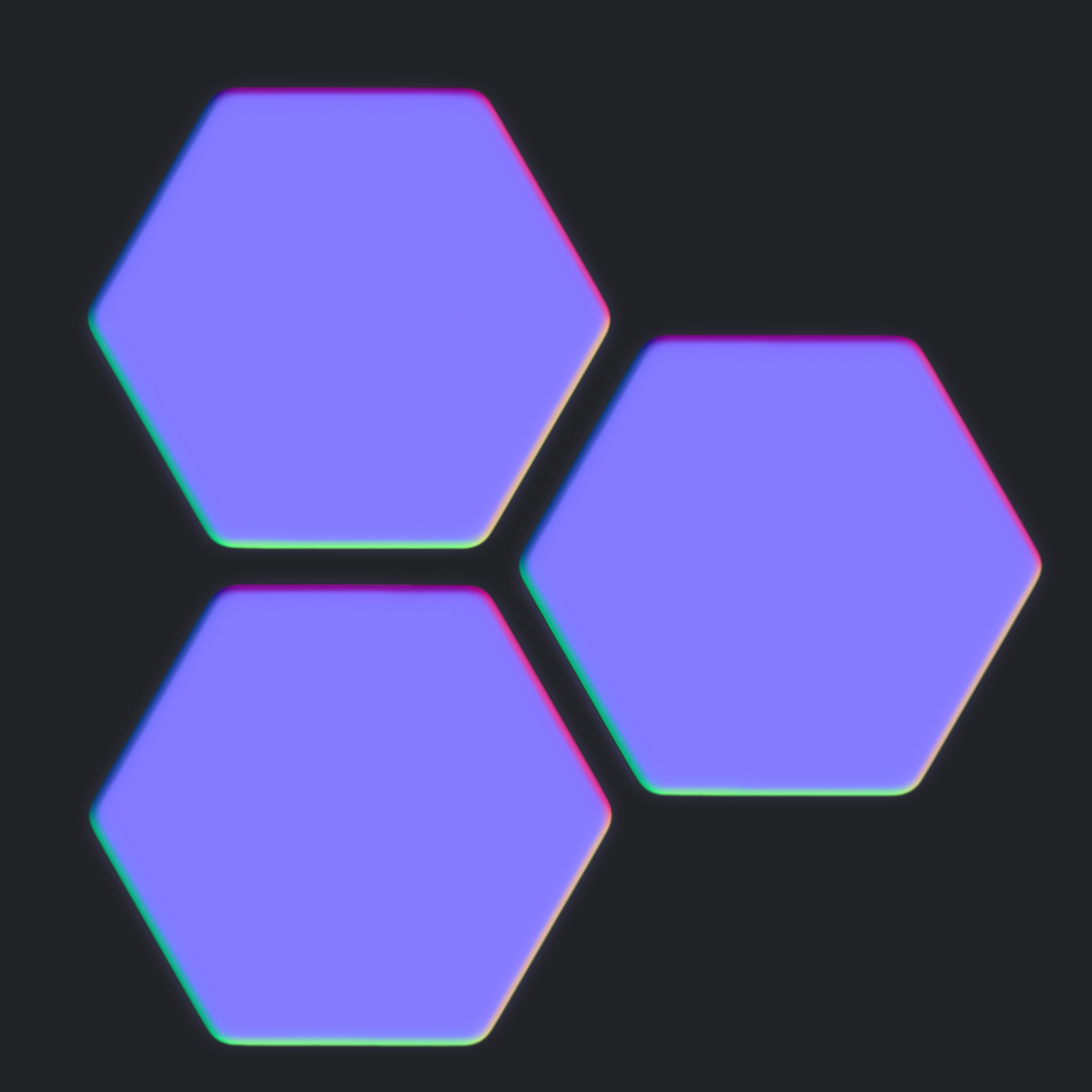 Hexagonal Tile Triple