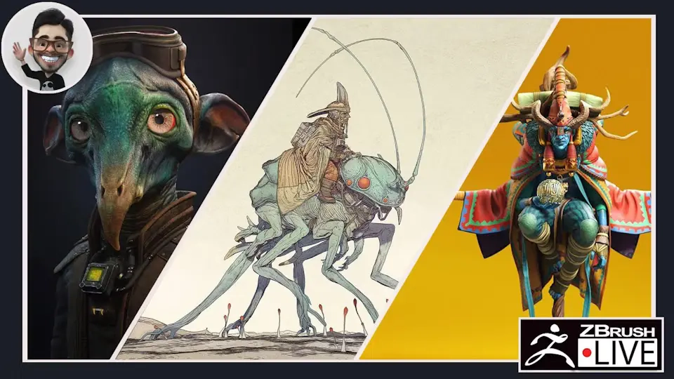ZBrushLive Special Presentation with Pablo Munoz Gomez
