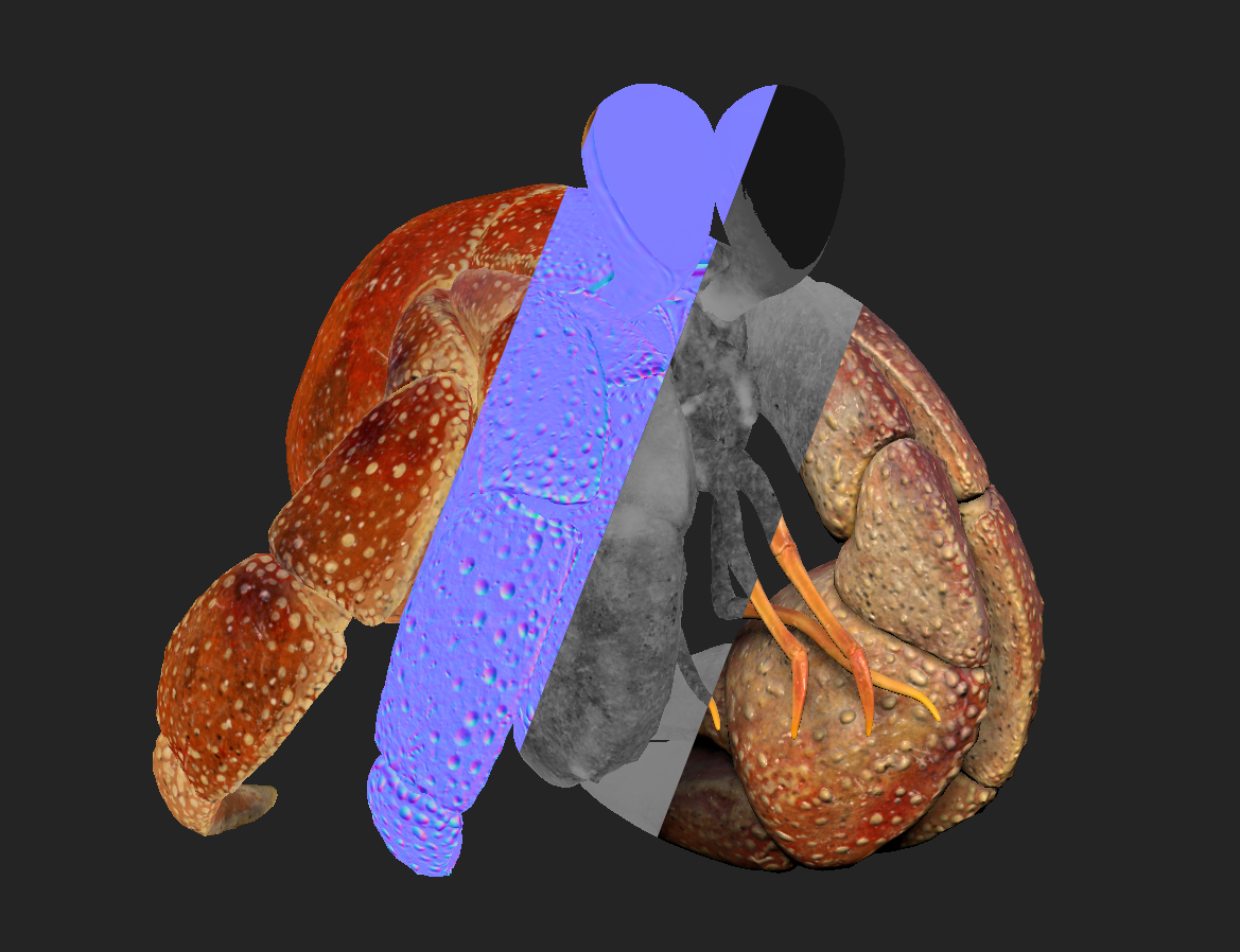 Texturing a Stylized Crab Shell in Substance 3D Painter | Flexible Material Workflow