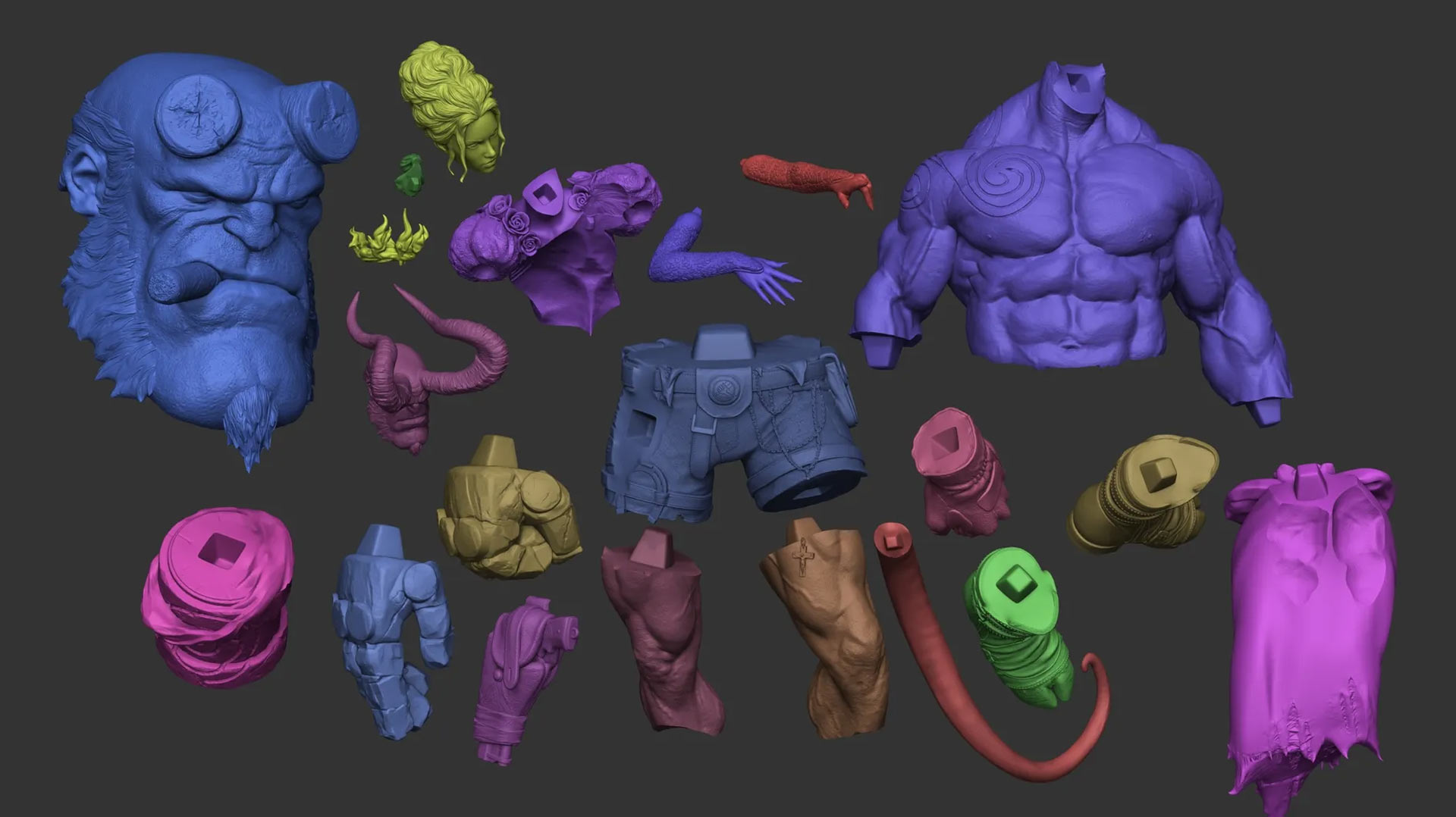  Cortes rapidos para impresión 3D en ZBrush