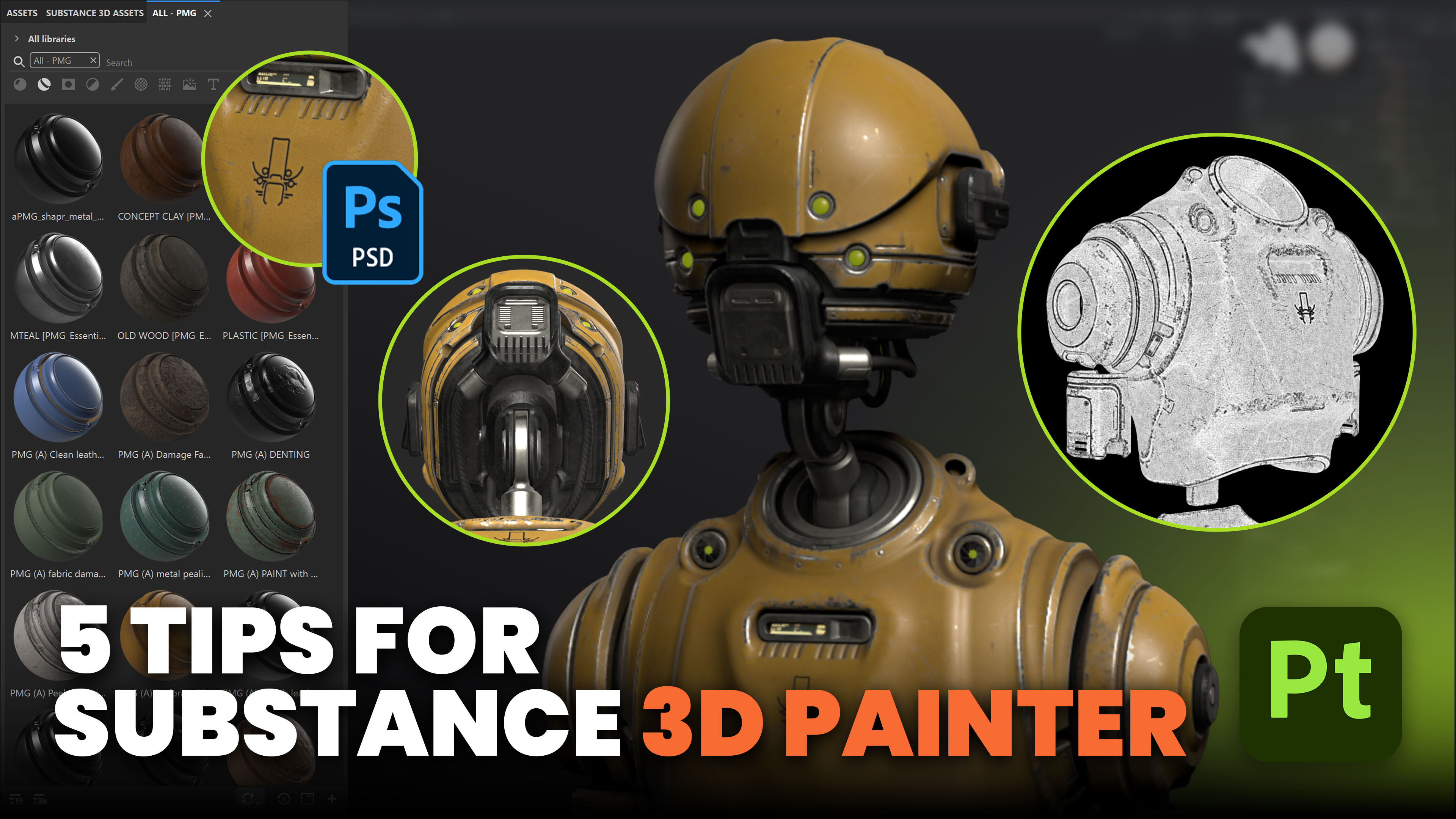 My Top 5 Tips To Work More Efficiently With Substance 3D Painter