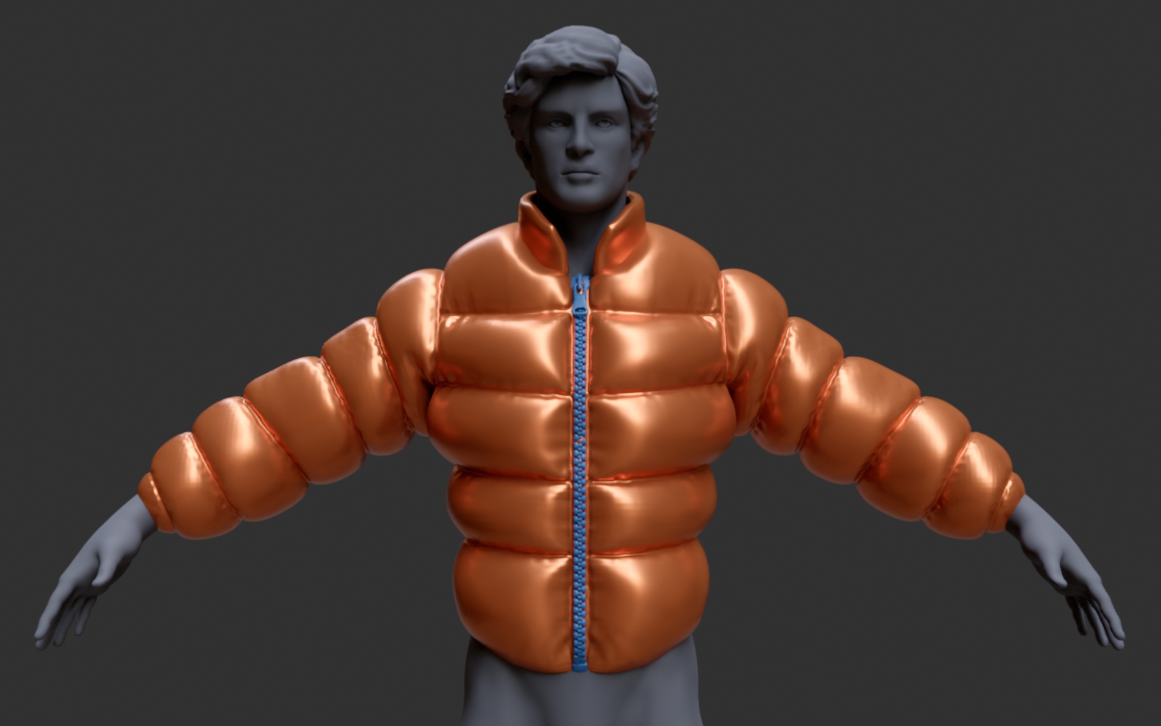 Puffy Jacket in ZBrush