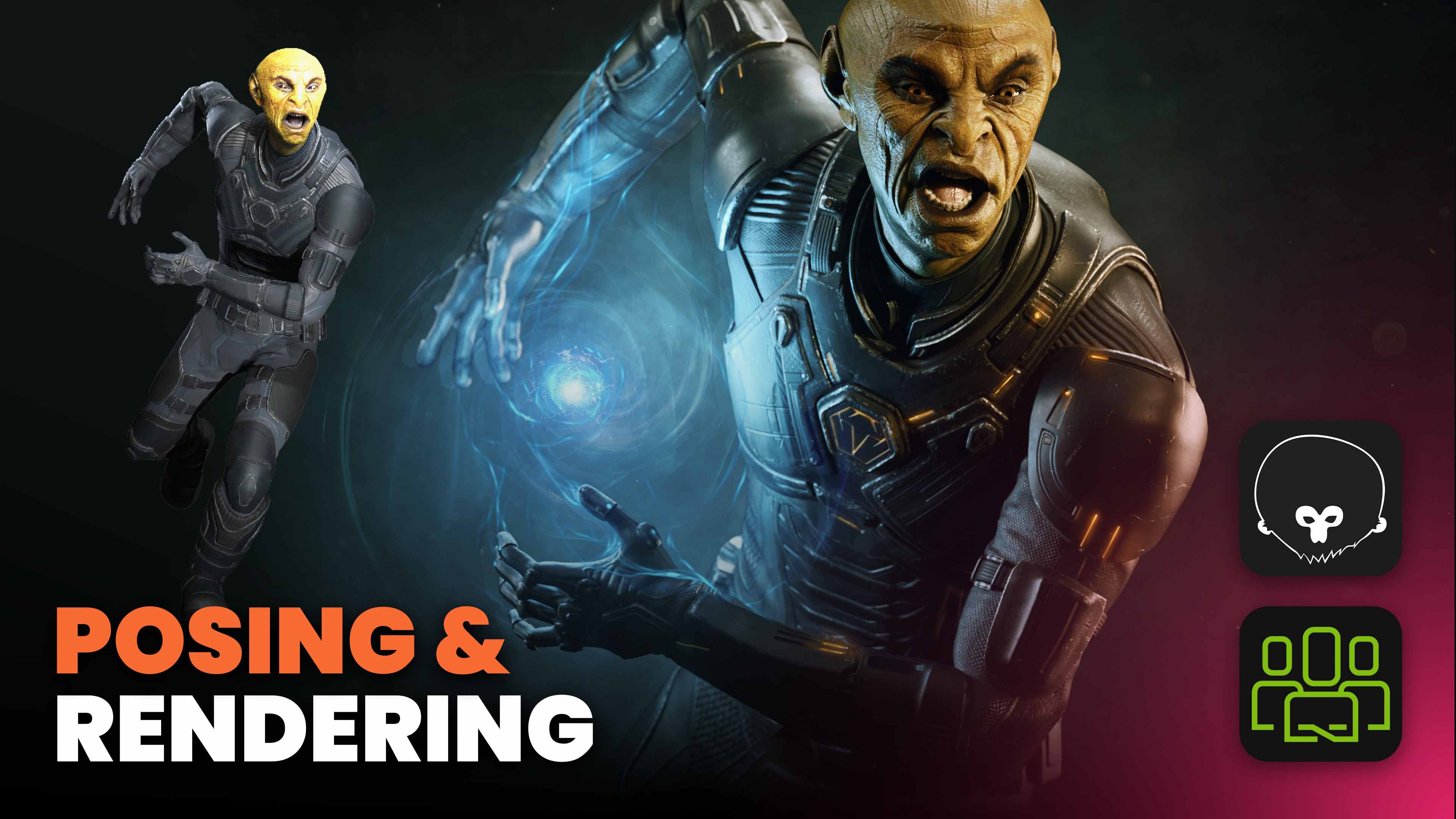 From Concept to Render: Sci-Fi Character Pipeline