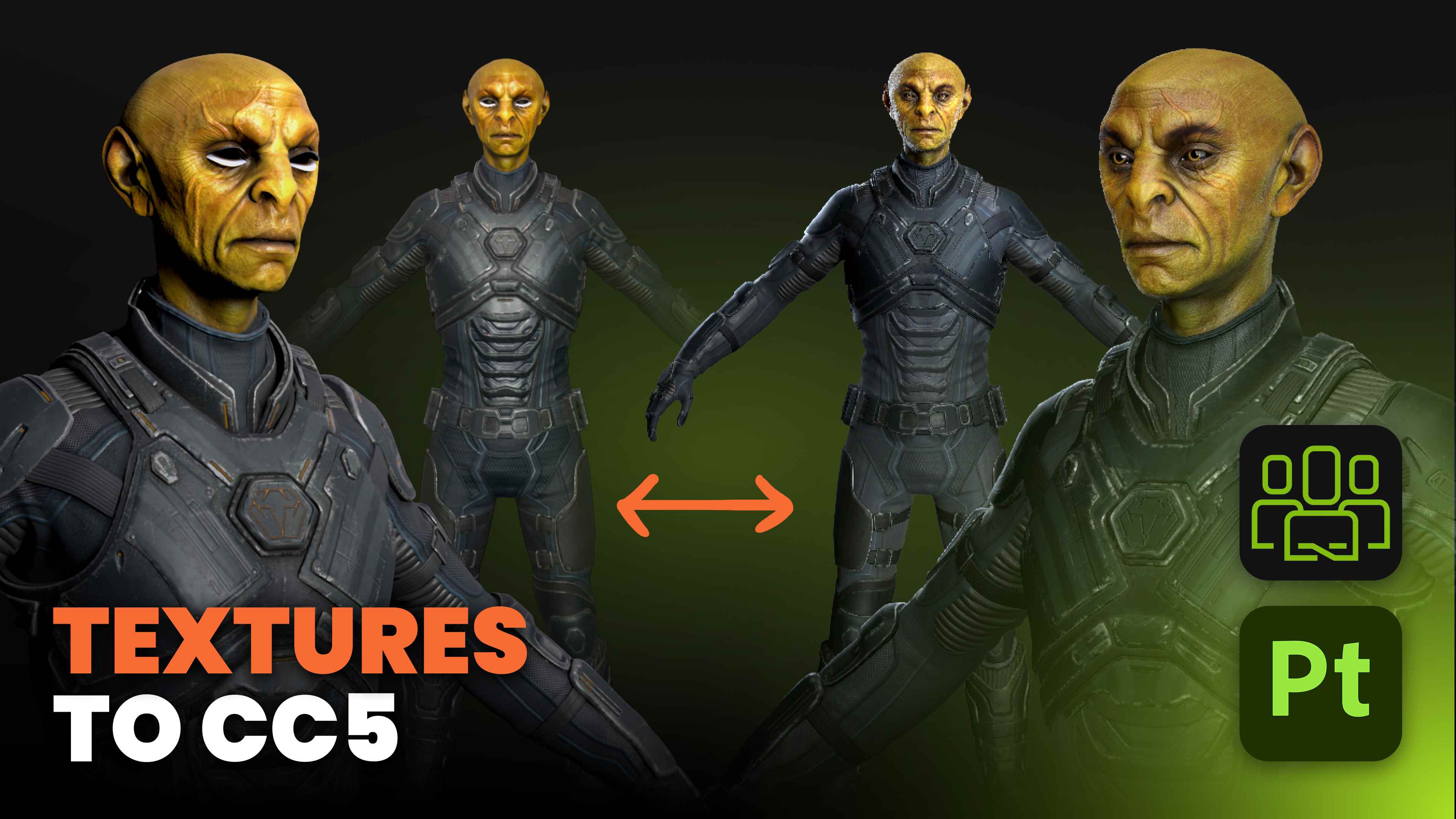 From Concept to Render: Sci-Fi Character Pipeline