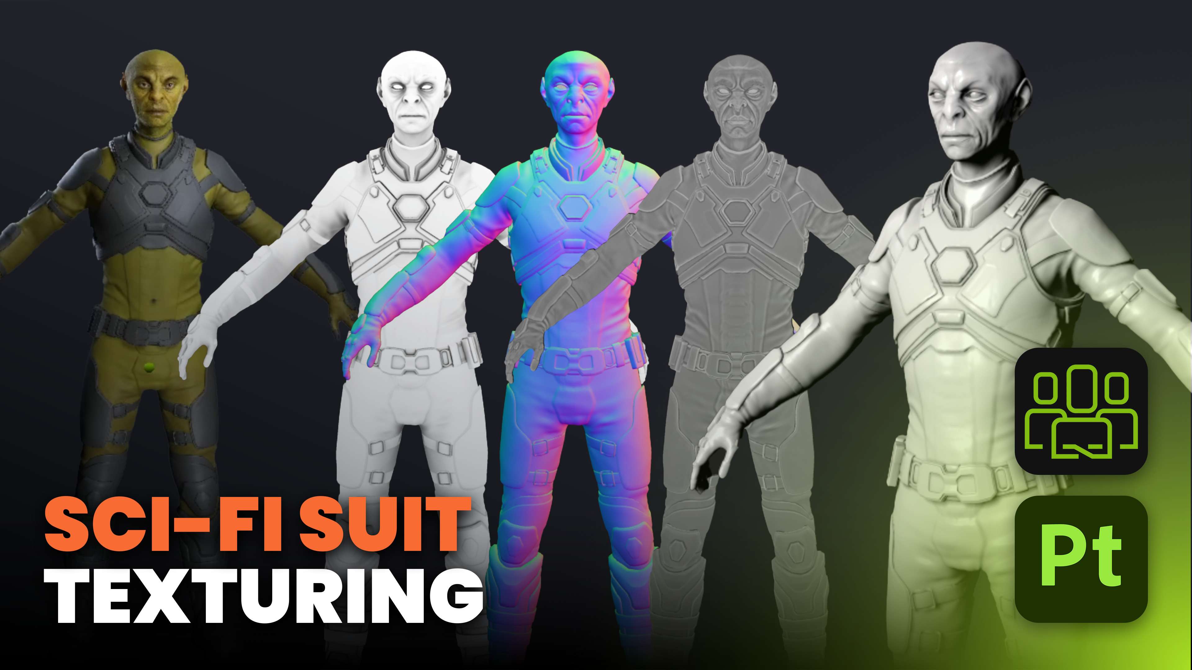 From Concept to Render: Sci-Fi Character Pipeline