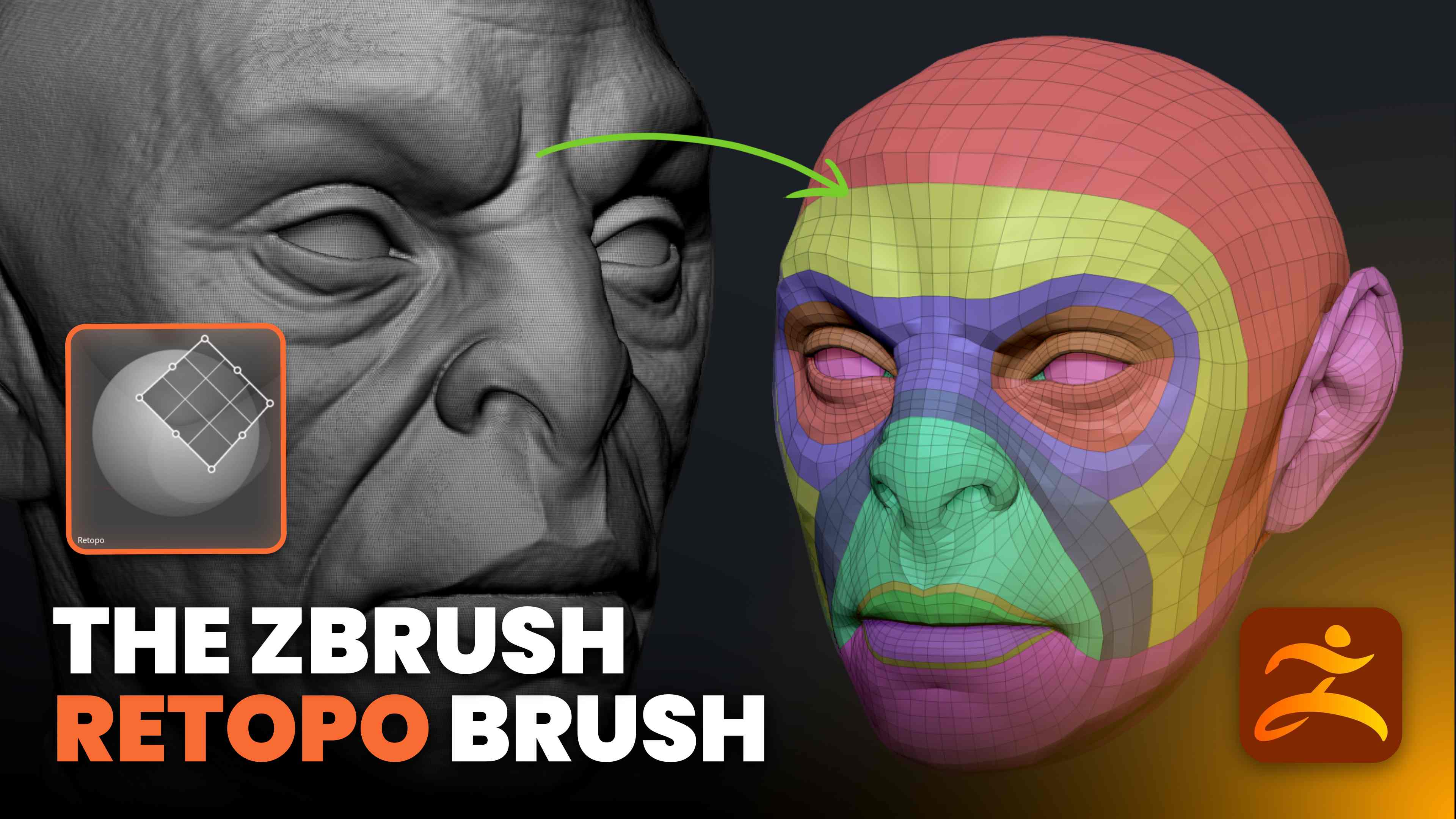 The Fastest Way To Retopo In ZBrush