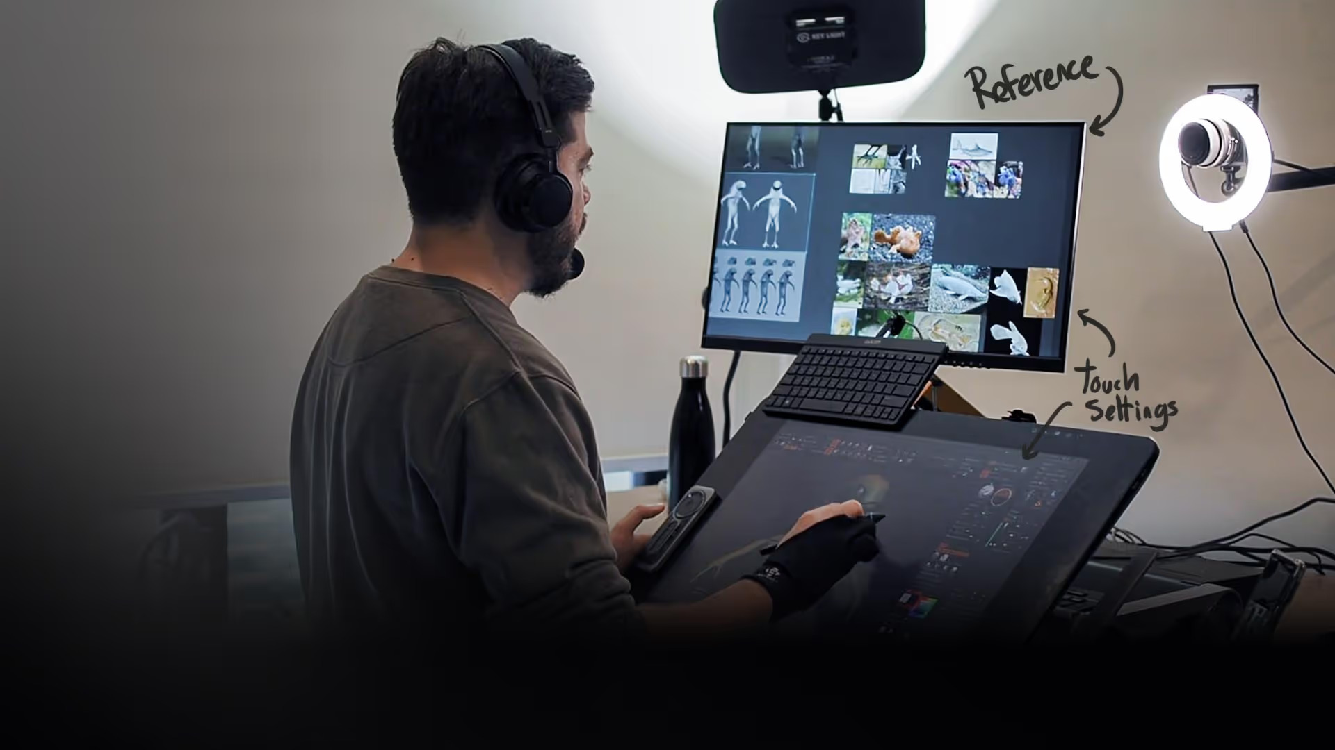 My favourite Wacom trick for sculpting with references