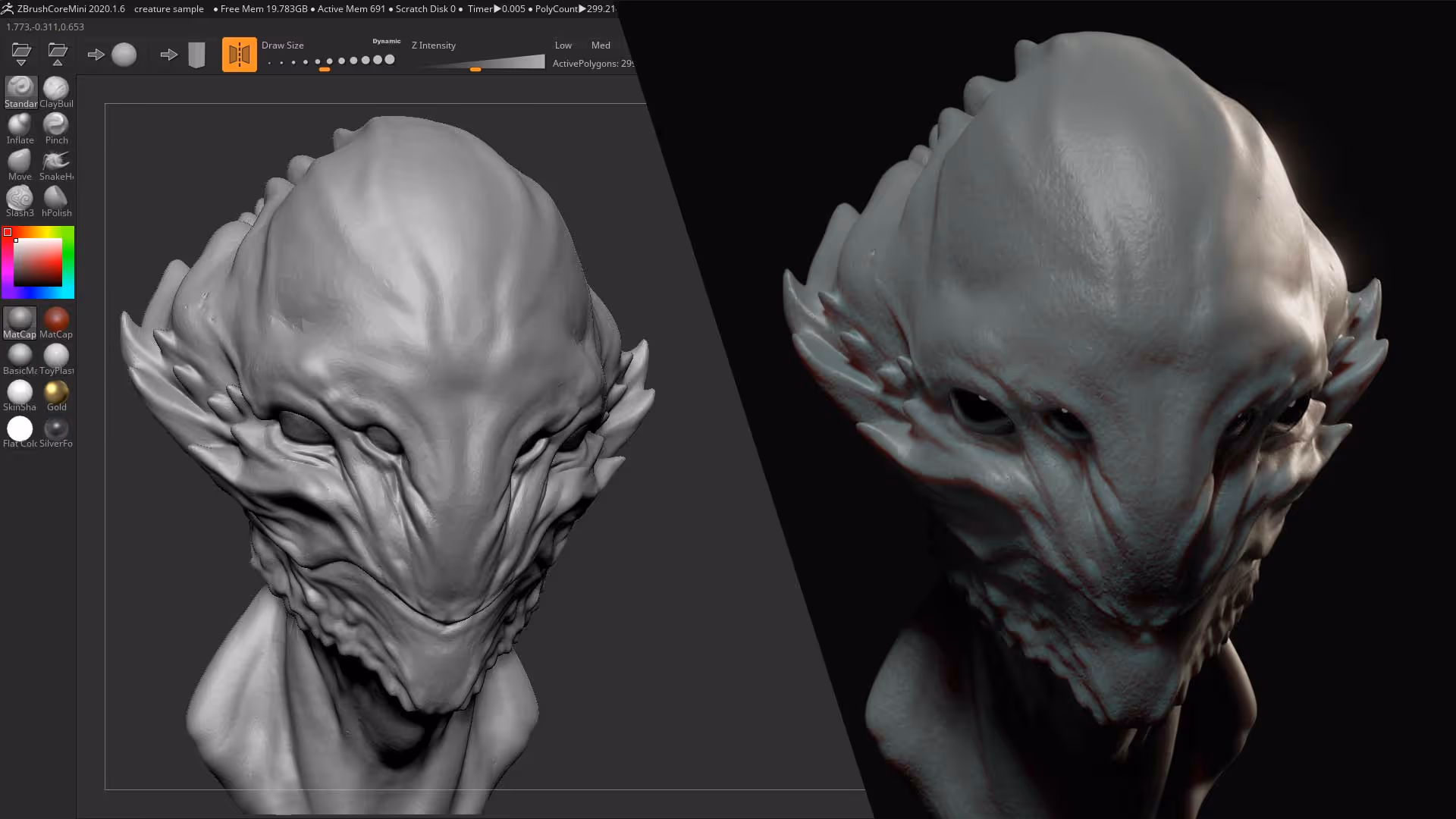 ZBrushCore Mini Creature Workshop