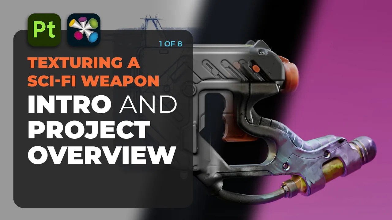 Texturing Sci-fi Gun