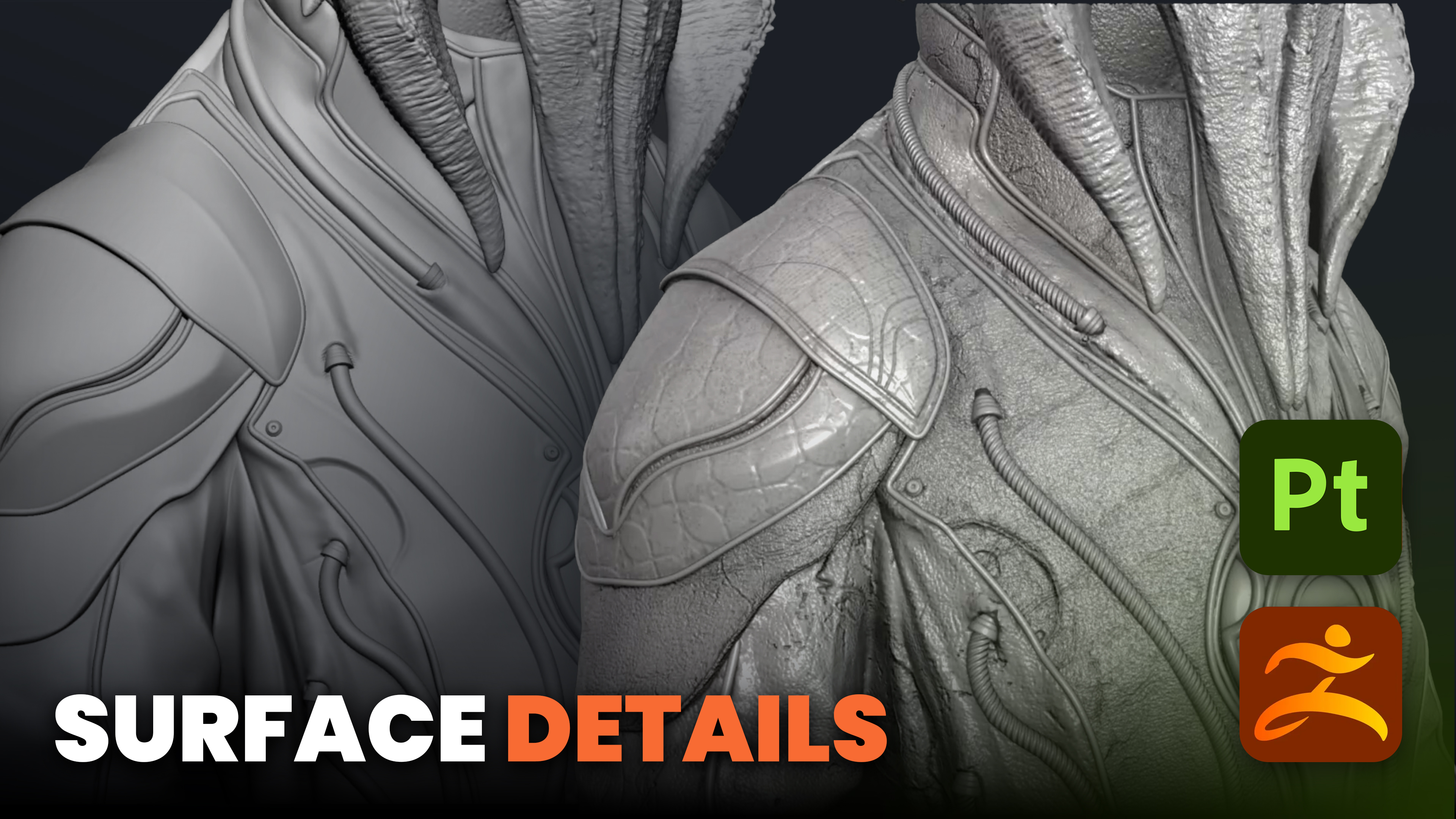 When to Stop Detailing in ZBrush and Switch to Substance 3D Painter