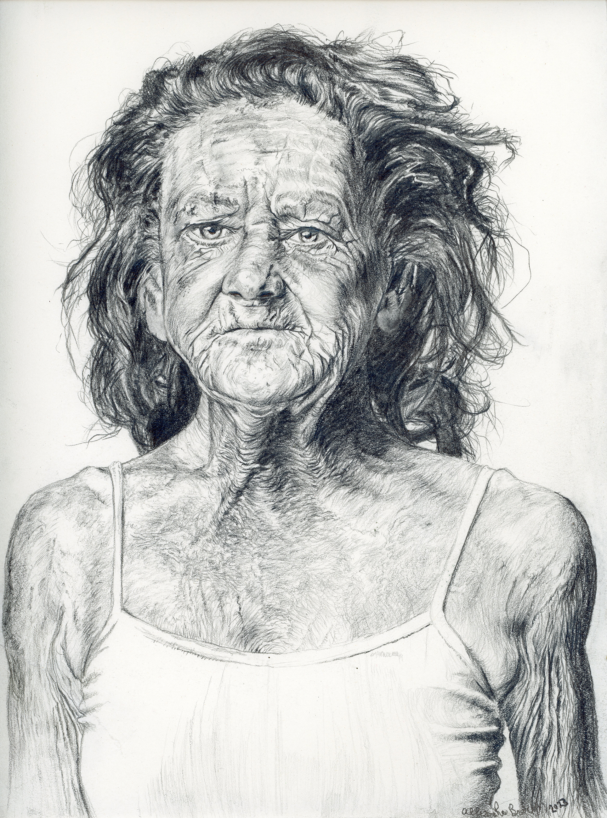 Phil, 11x15", watercolor on paper