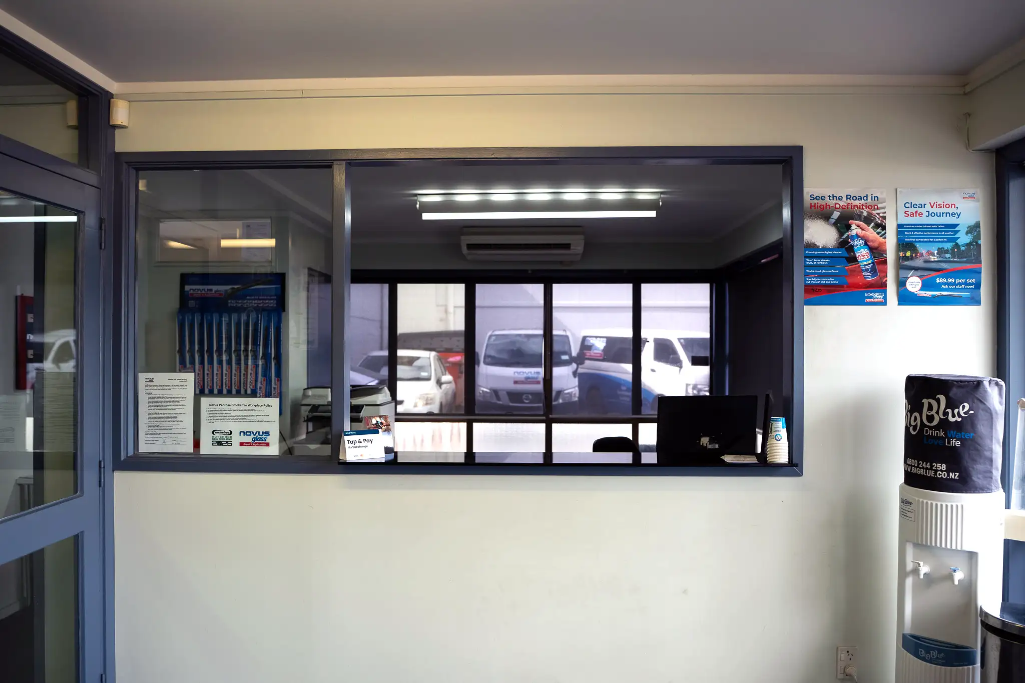 Novus Glass Location Penrose New Zealand