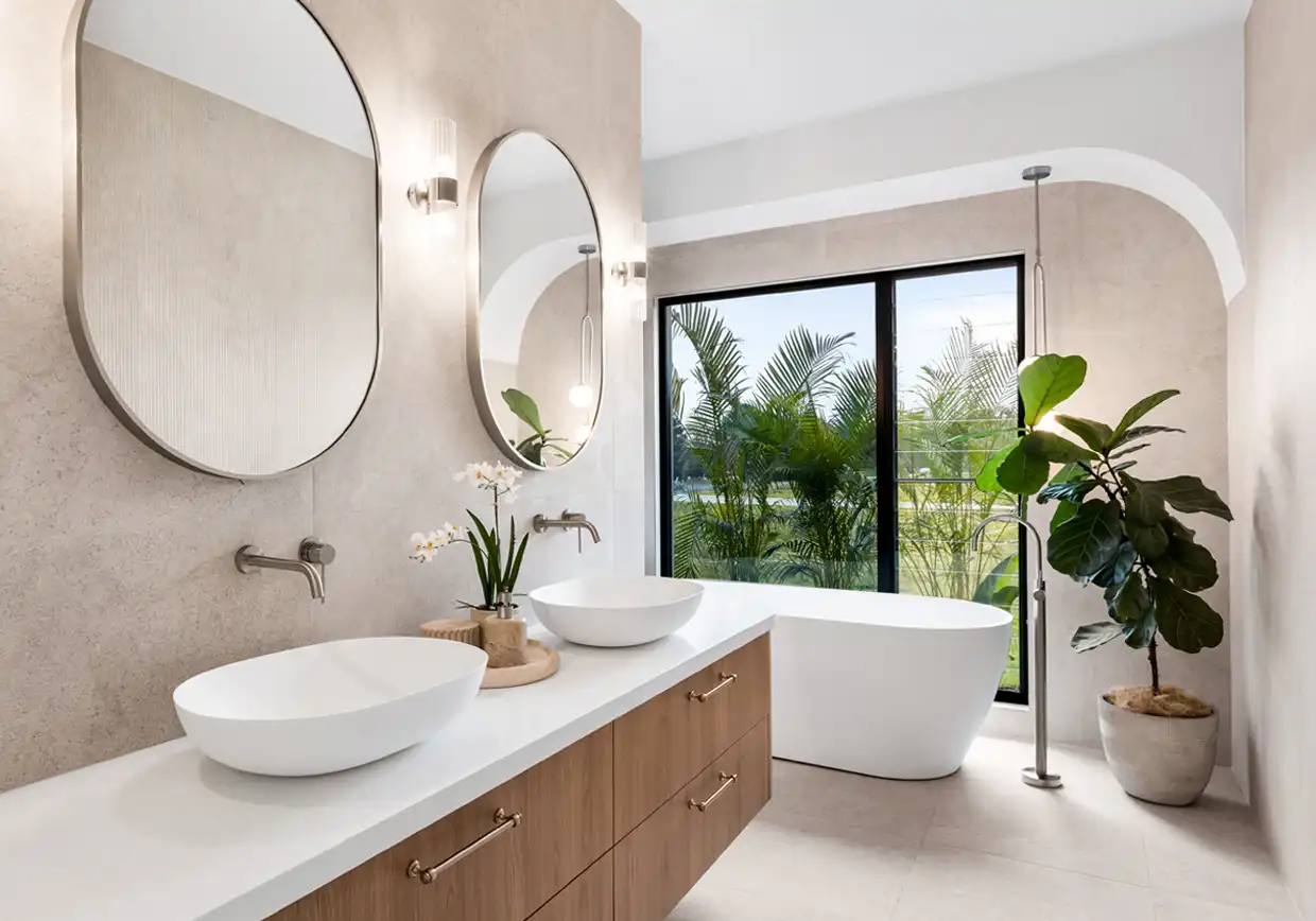 A modern ranch home designed to embrace its rural setting.
