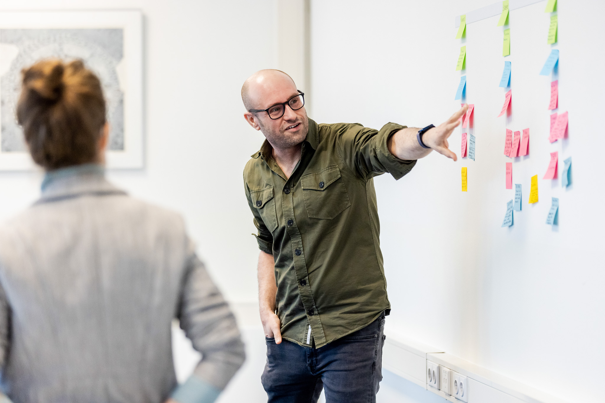 Alain geeft incompany training