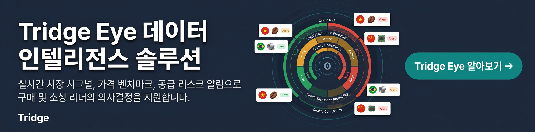 Tridge Eye 데이터 인텔리전스 솔루션
