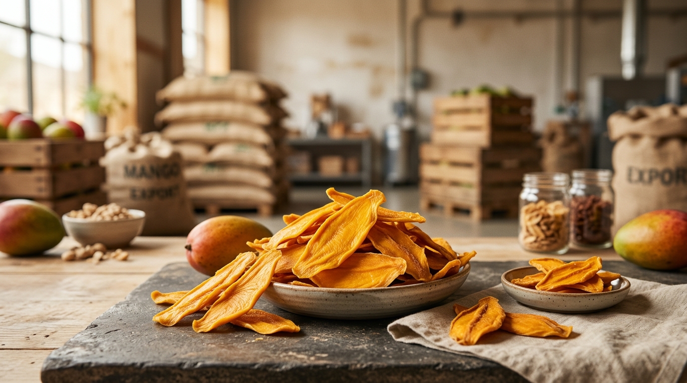 Dehydrated Mango Supply Chain Map (for Procurement): Process Nodes ...