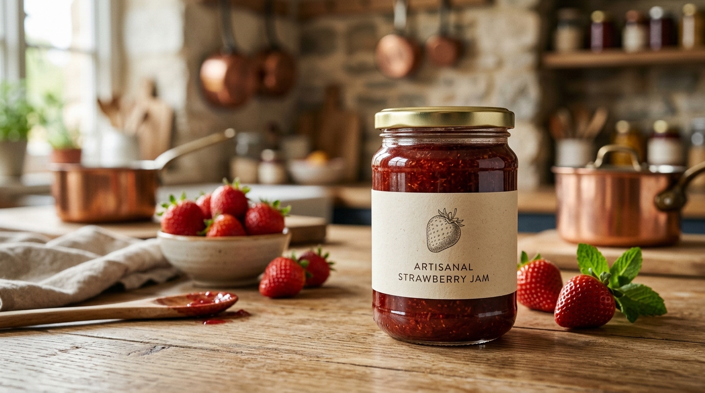 artisanal-strawberry-jam Cover