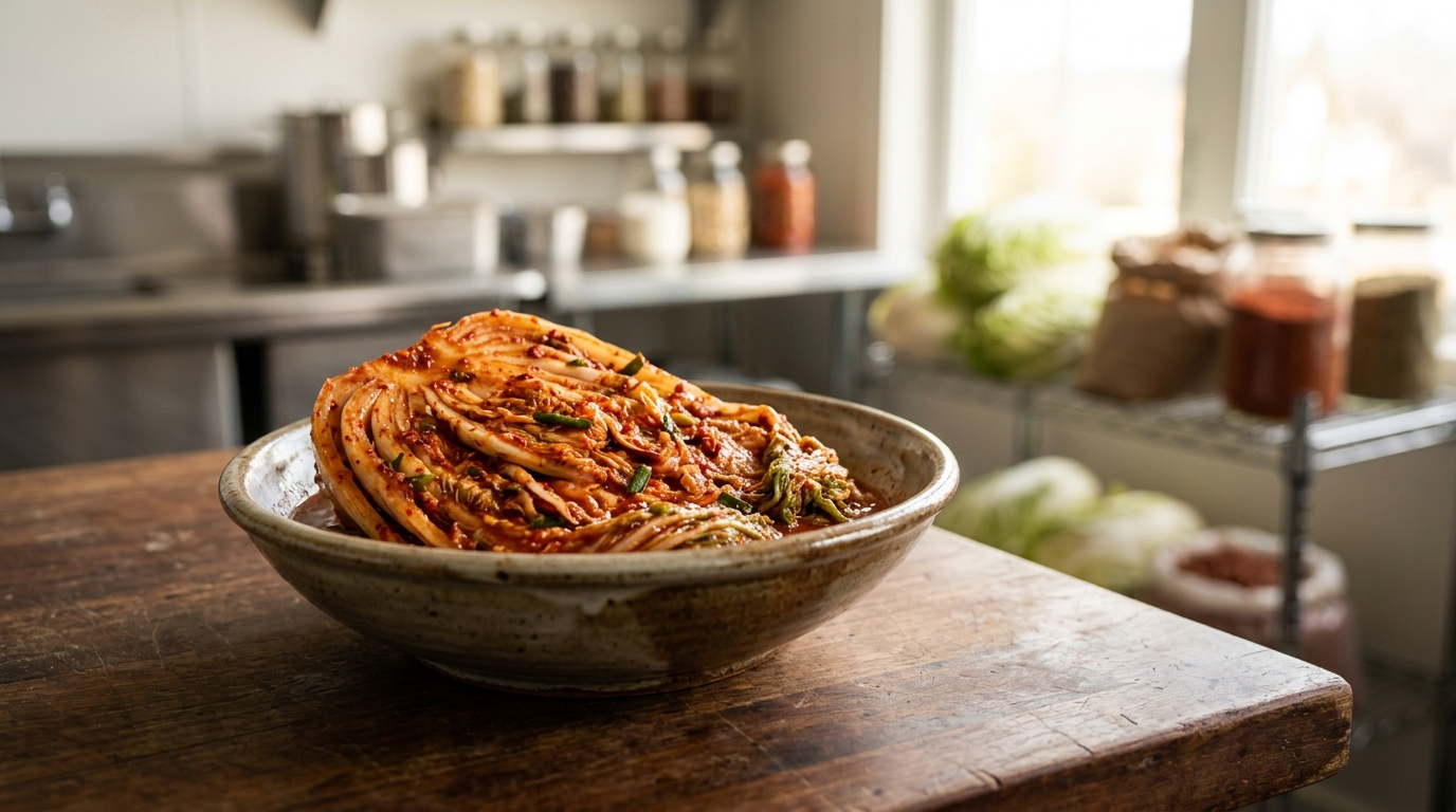spicy-cabbage-kimchi Cover
