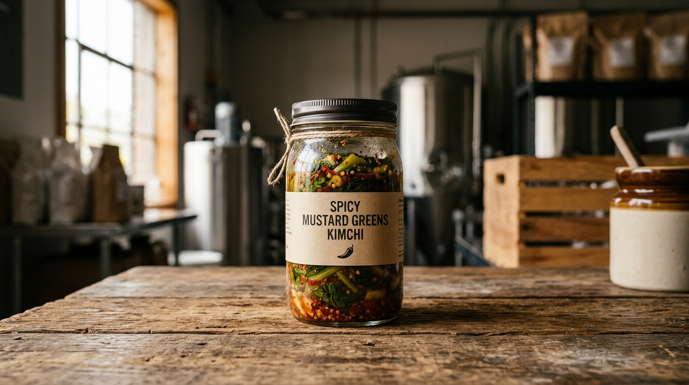 spicy-mustard-greens-kimchi Cover