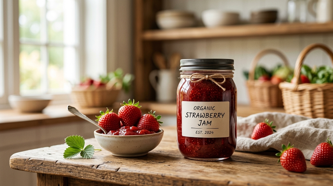 organic-strawberry-jam Cover
