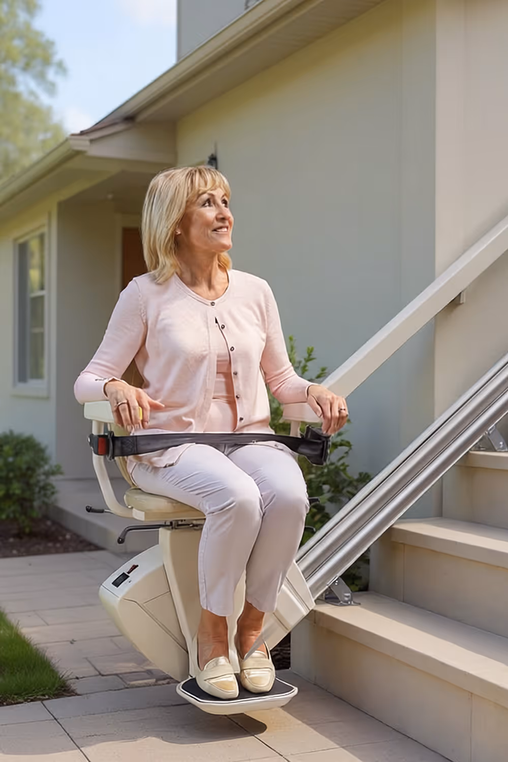 Stairlift control panel buttons