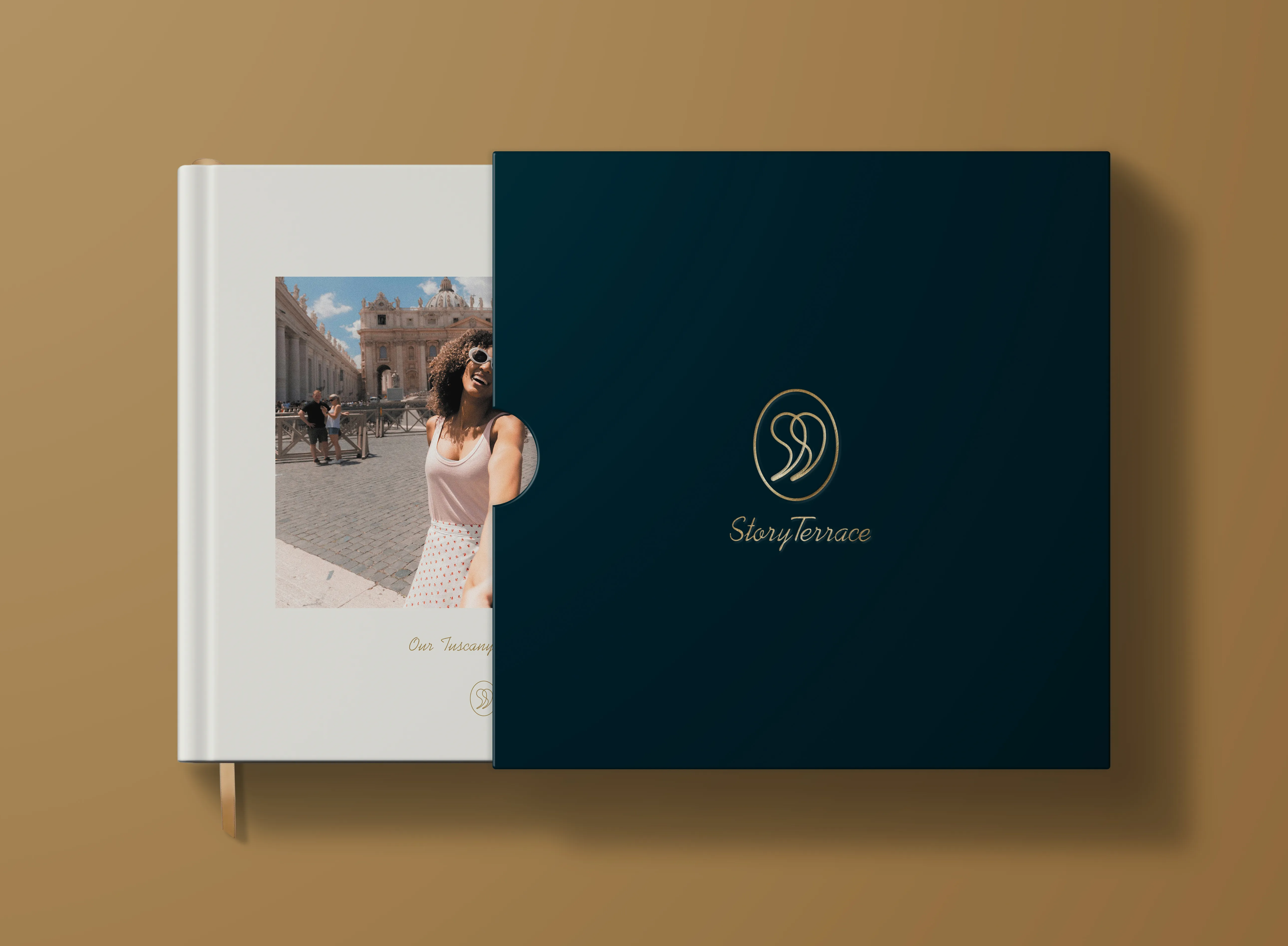 StoryTerrace - Books That Matter - A "StoryTerrace" album featuring a woman in Tuscany.