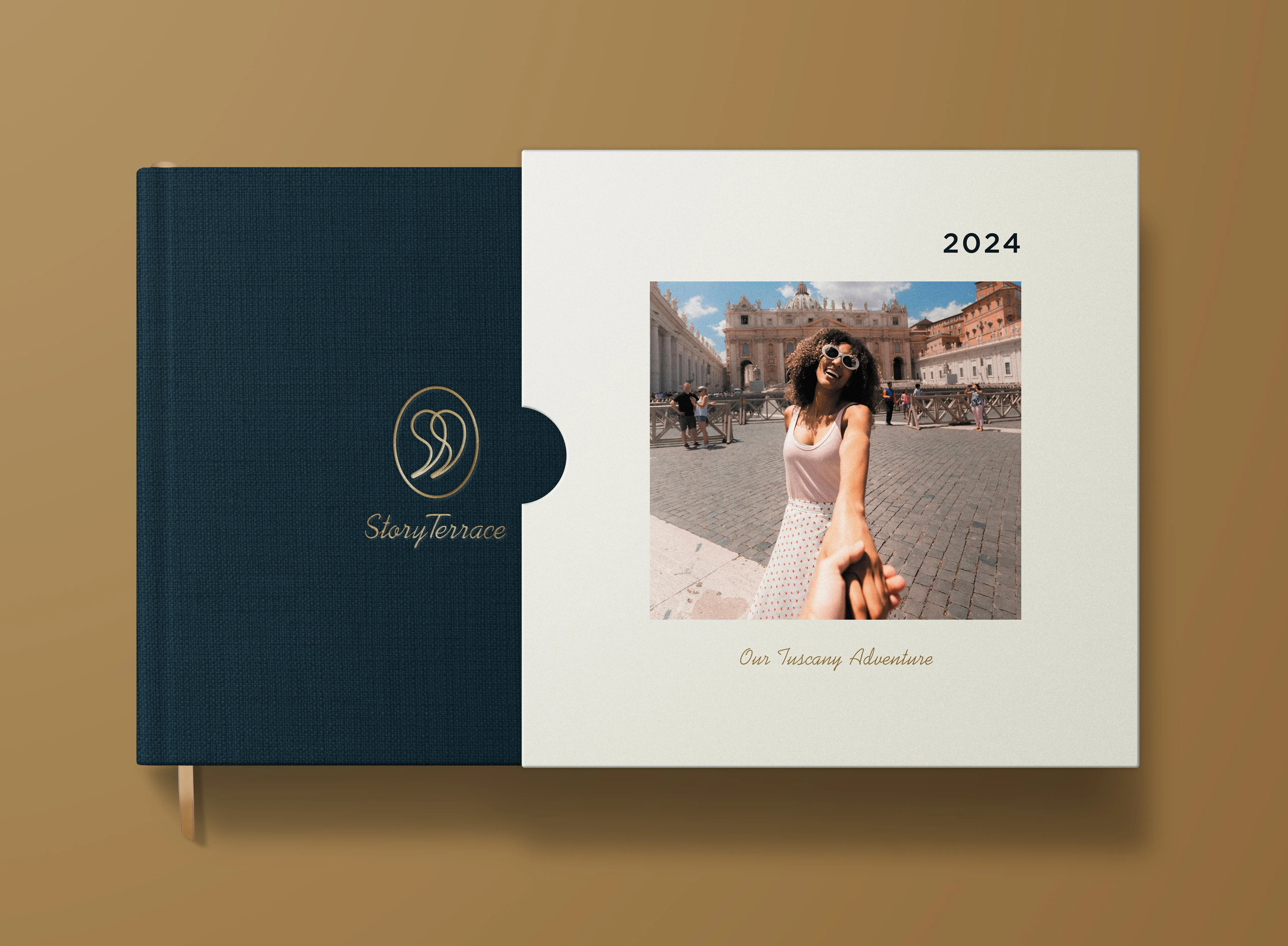 StoryTerrace - Books That Matter - A "StoryTerrace" album featuring a woman in Tuscany.