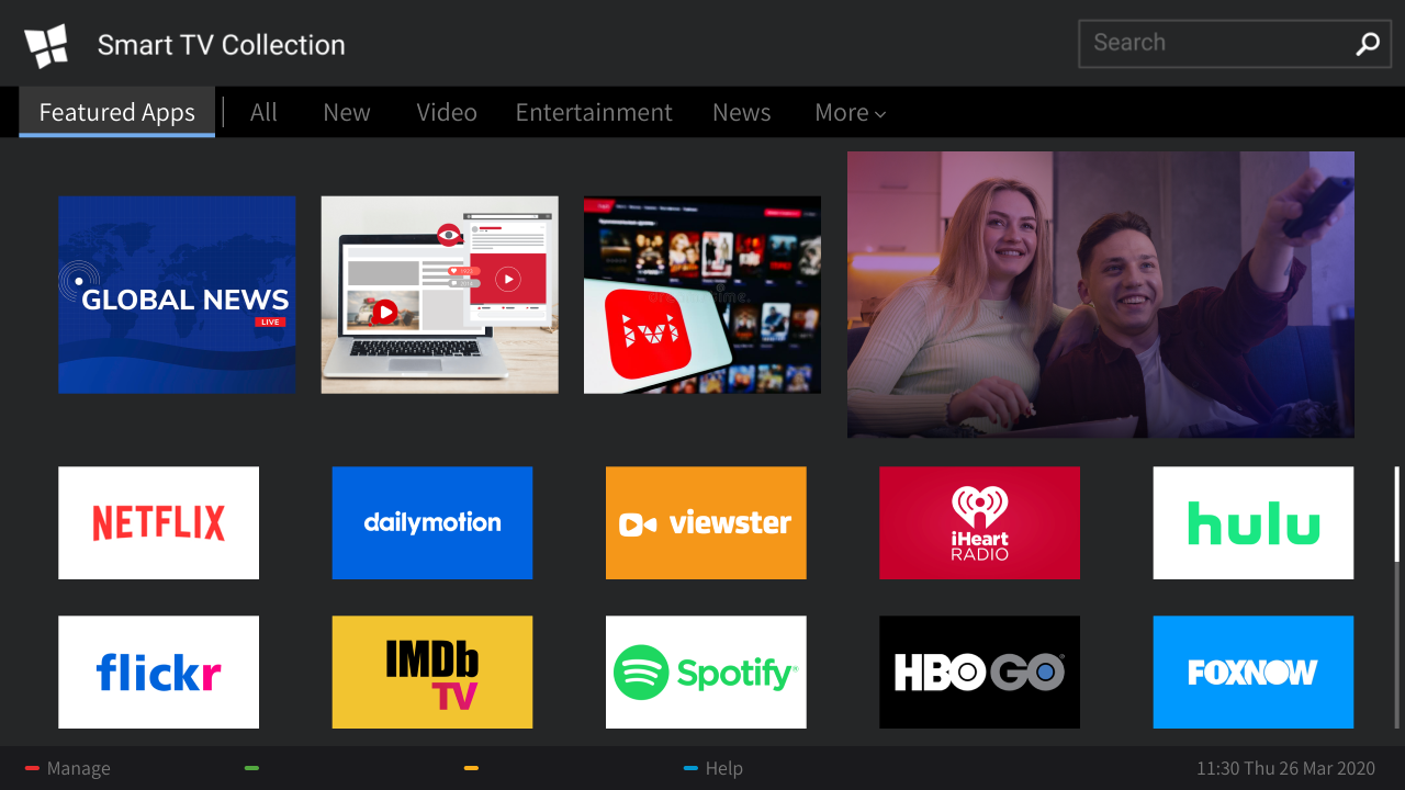Philips smart TV portal Screenshot 3