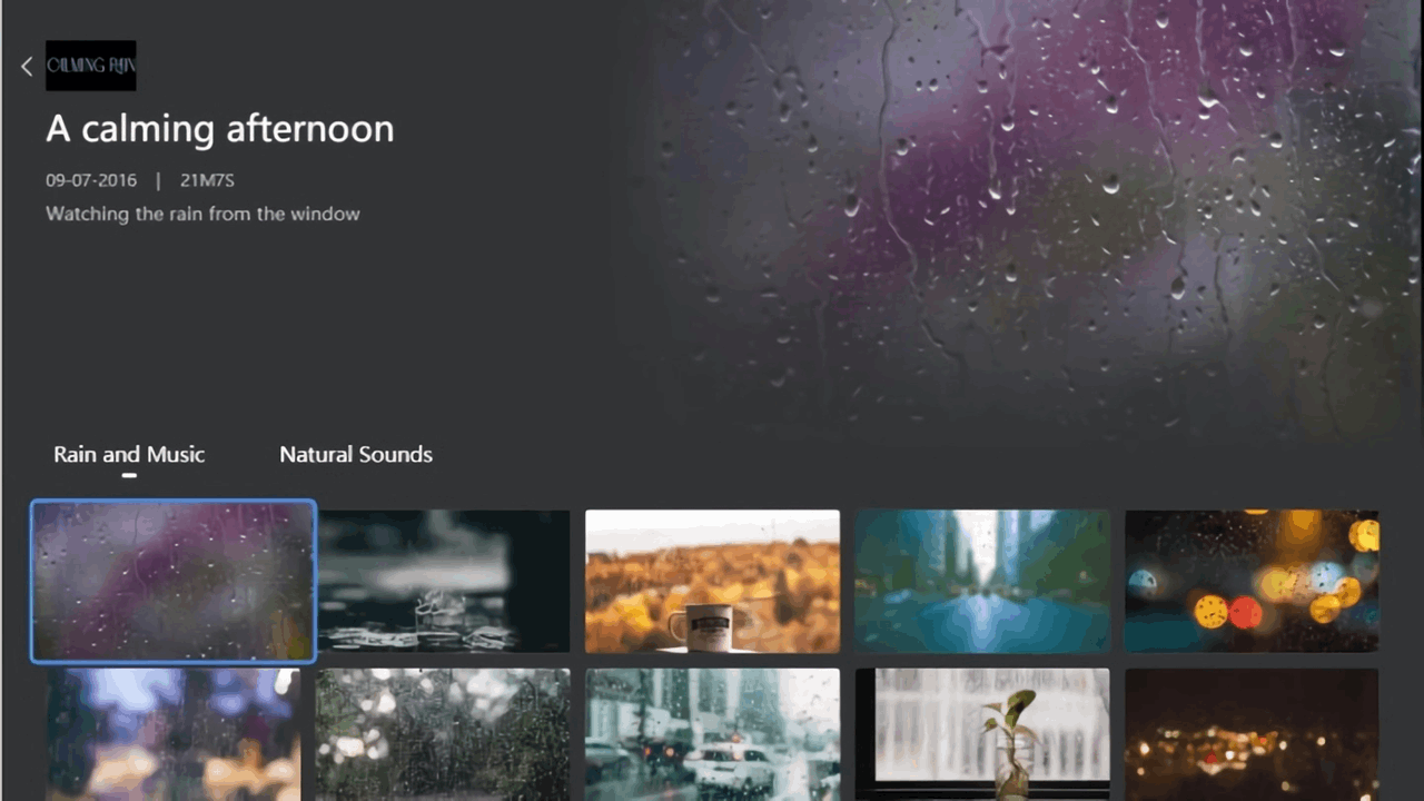 Calming Rain Screenshot 1