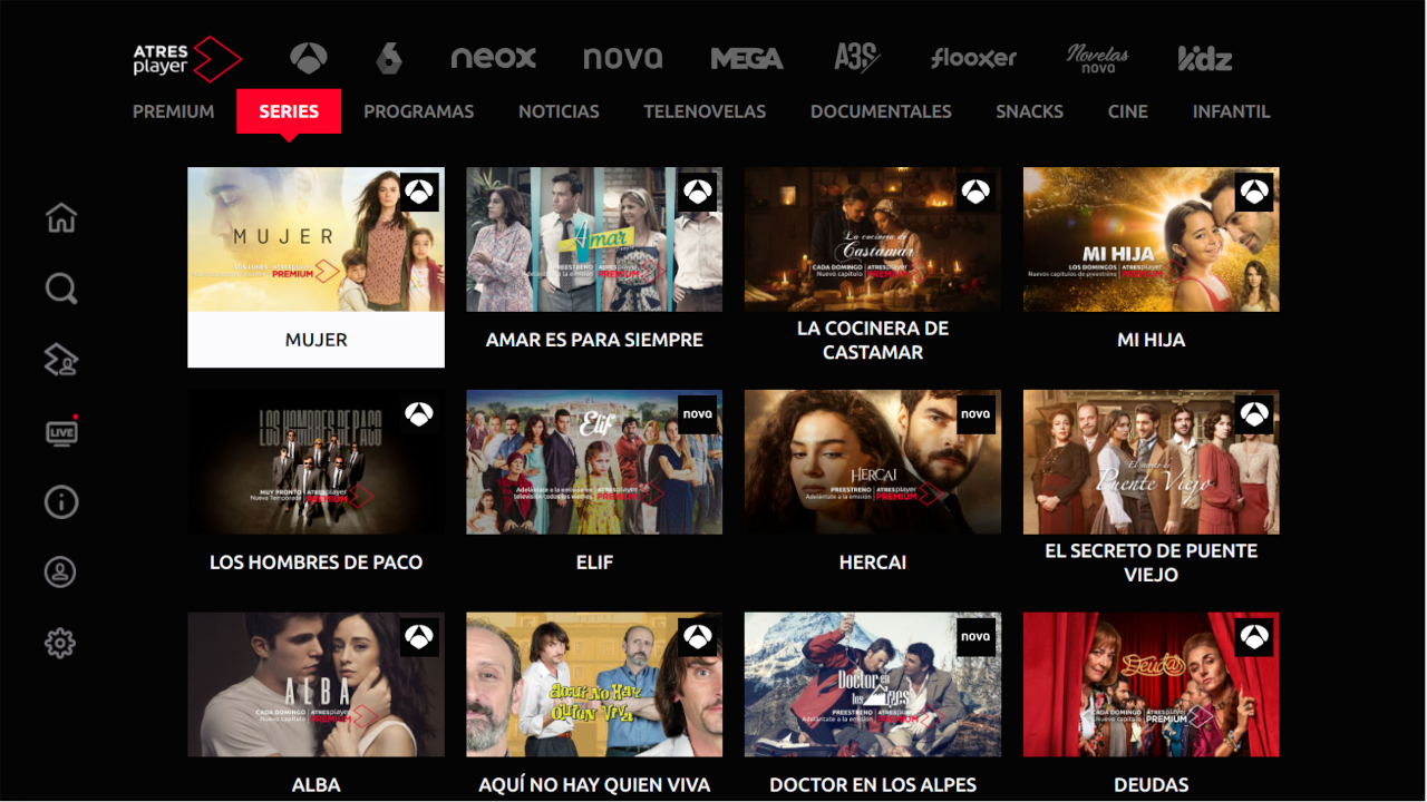 Atresplayer Screenshot 1