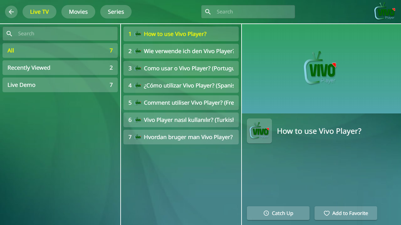 VivoPlayer Screenshot 2