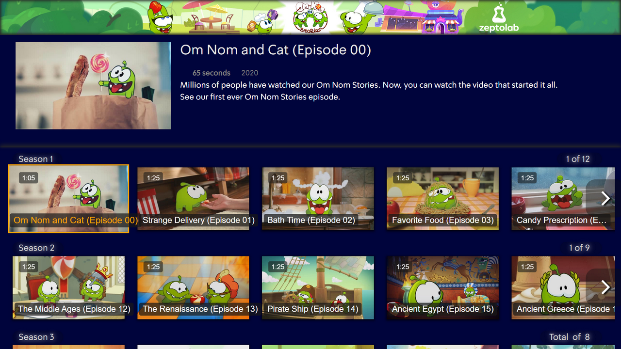 Om Nom Adventures Screenshot 1