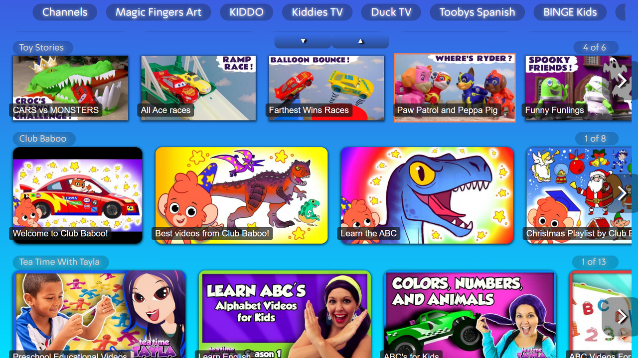 Zoomi - Free Educational TV Screenshot 1