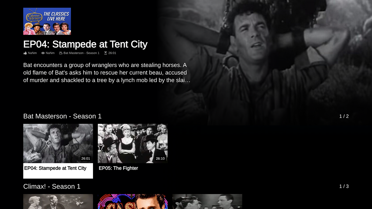 Classic Reruns TV Screenshot 1