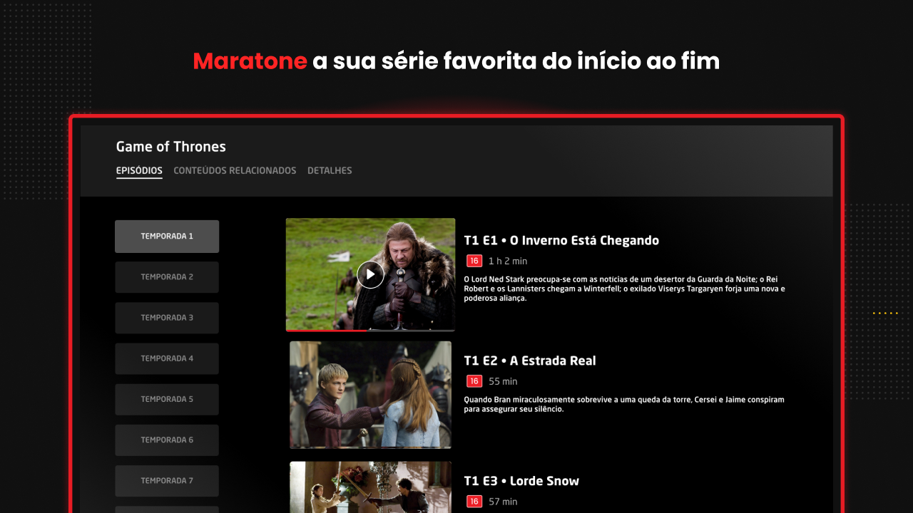 SKY+: TV+Streaming num só app Screenshot 2