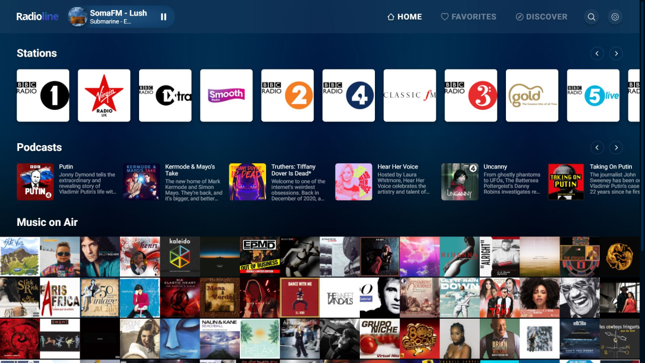 Radioline: Radio & Podcasts Screenshot 1