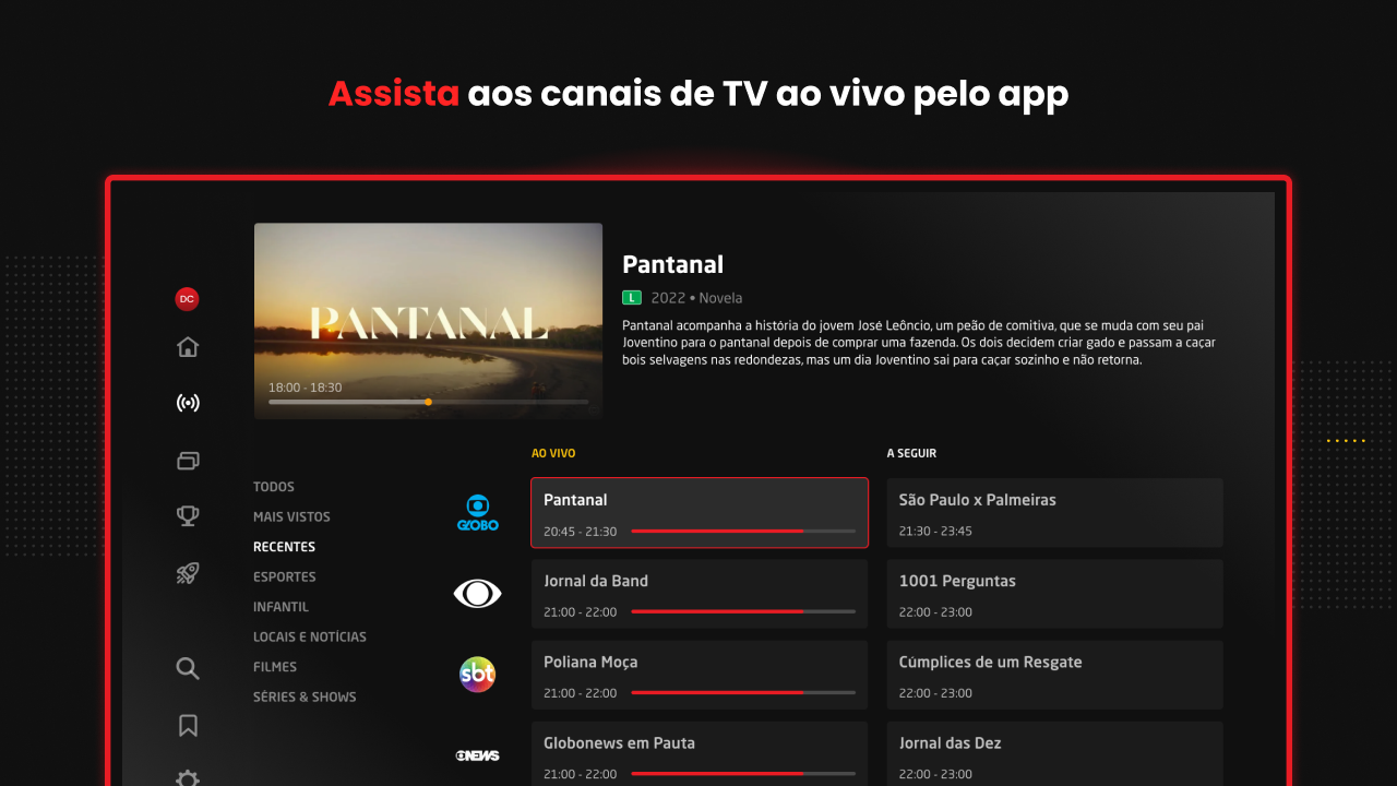SKY+: TV+Streaming num só app Screenshot 3