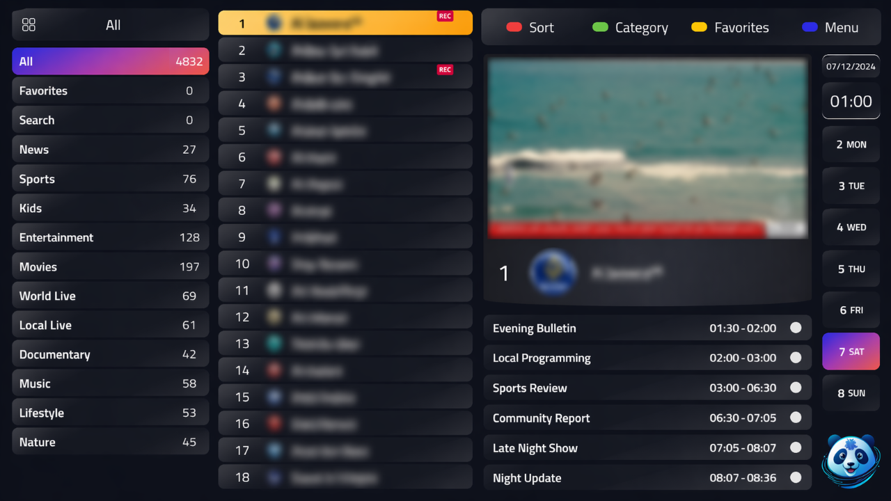IPTV Panda Player Screenshot 2