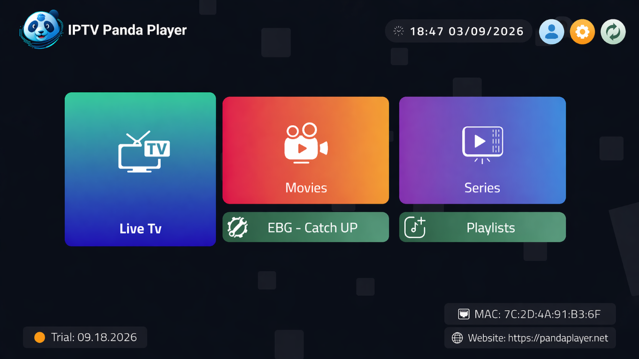 IPTV Panda Player Screenshot 1